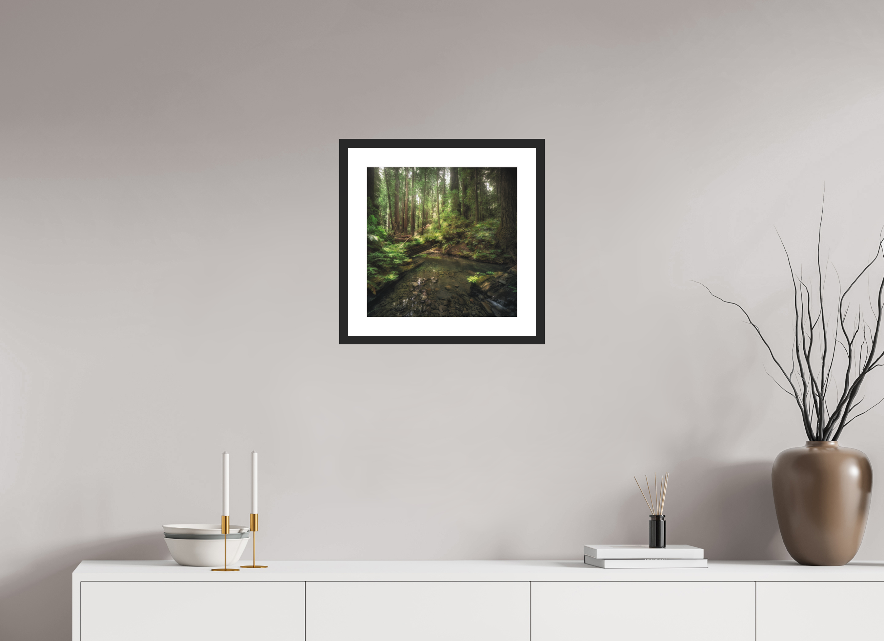 15 x 15″, Passe-Partout Black Frame Decker Creek