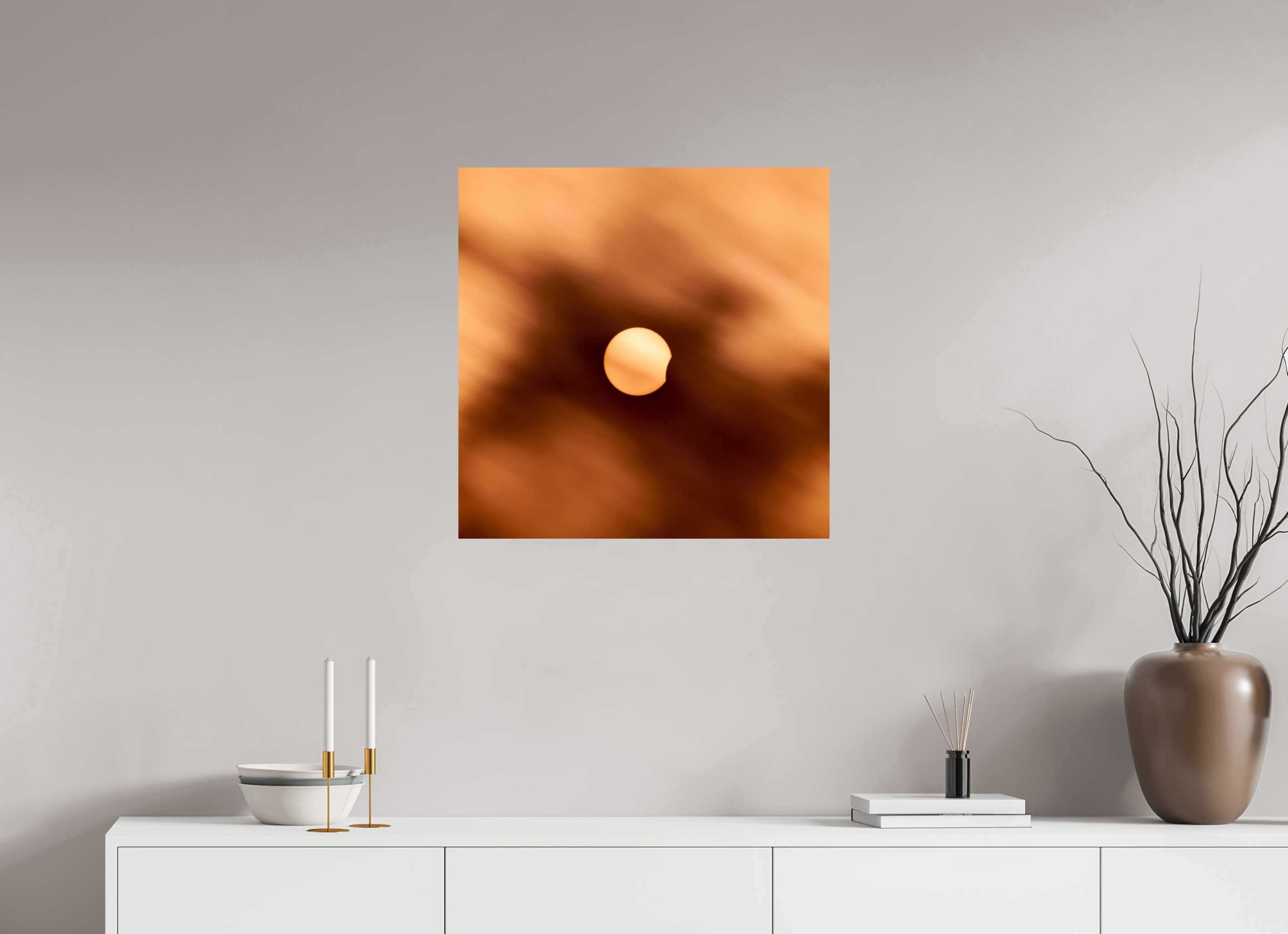 25 x 25″, Giclée Alu-Dibond 2024 Eclipse First Kiss