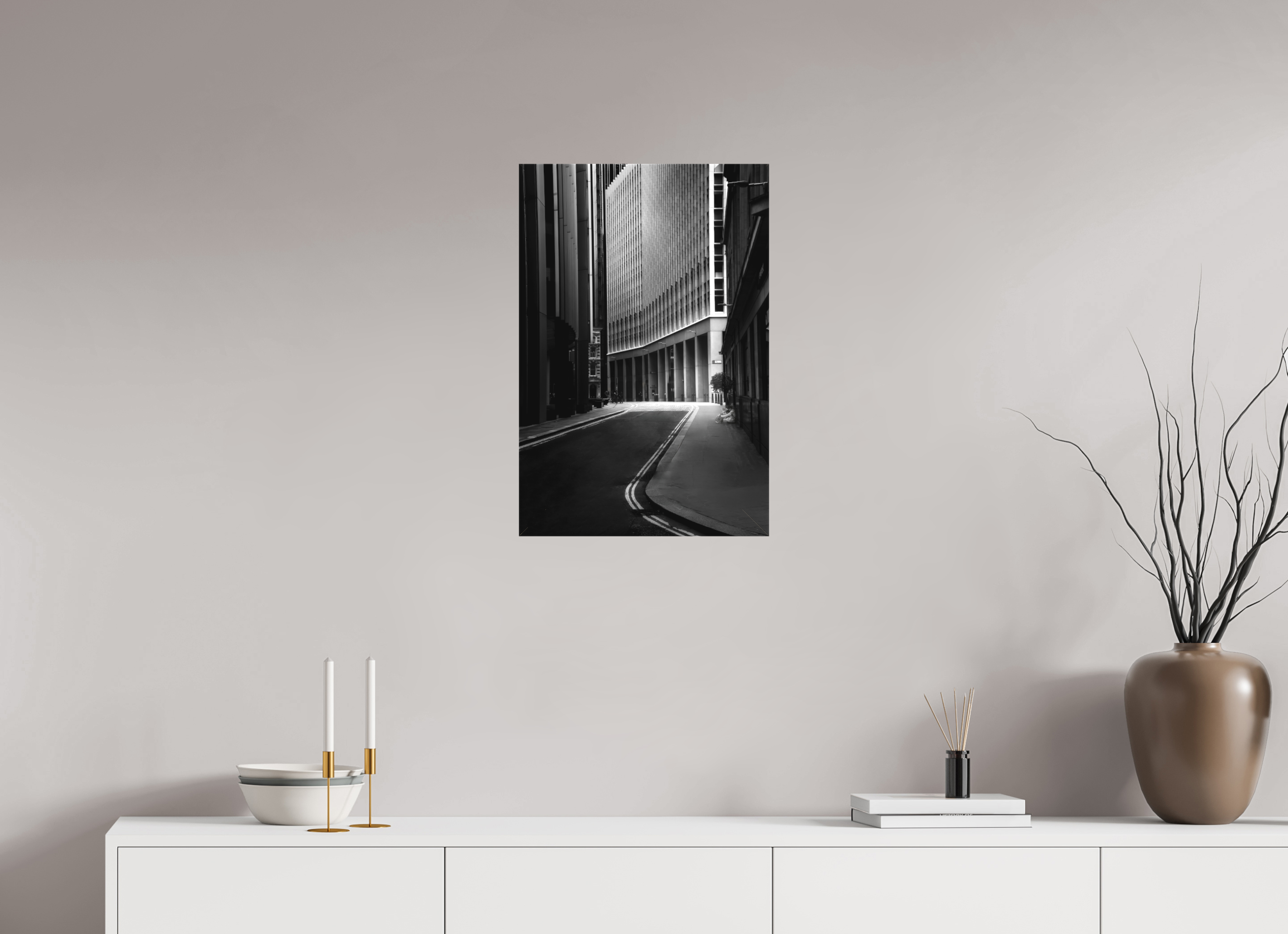 16 x 24″, Fine Art Textile Off Lime Street