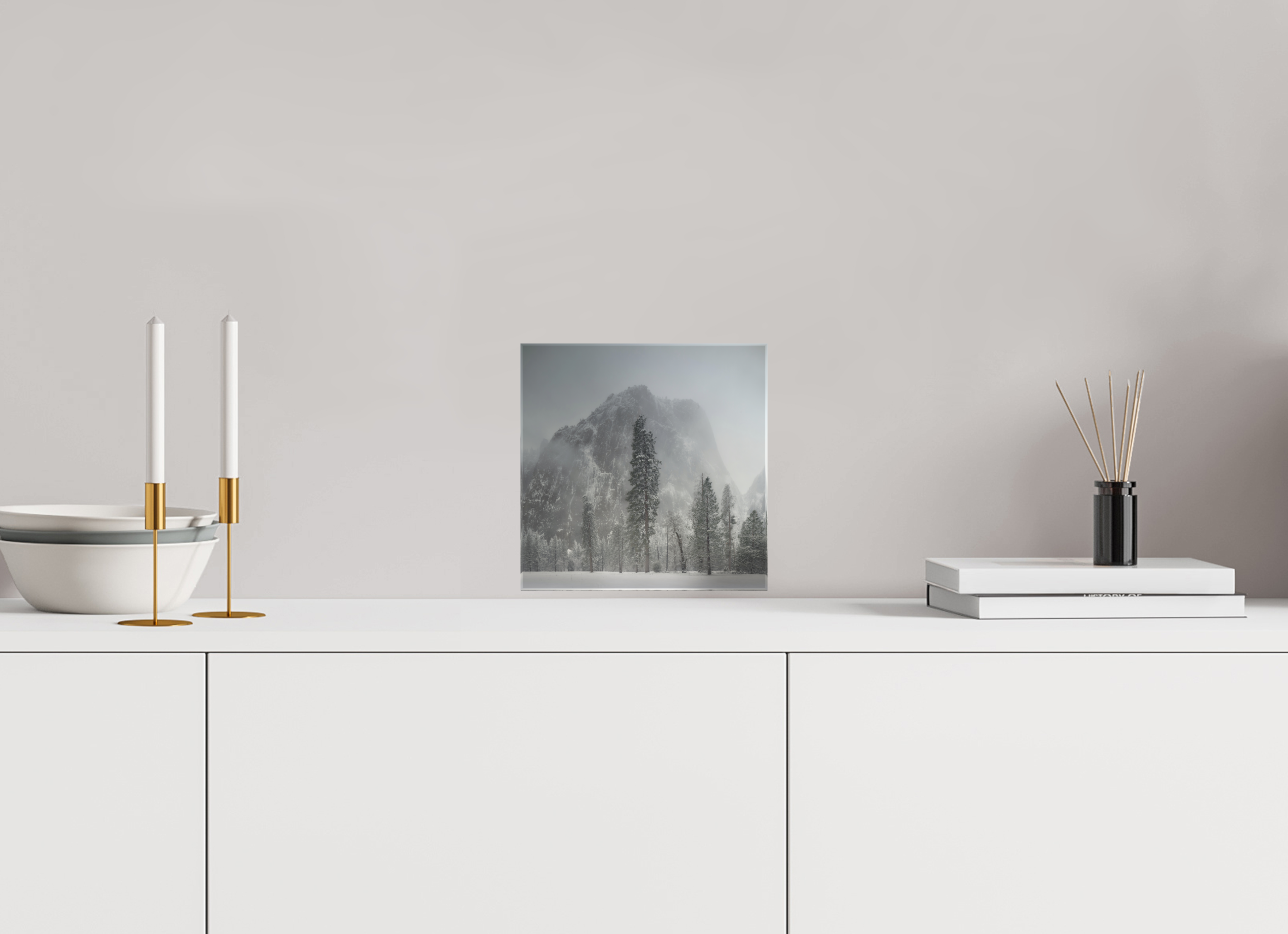8 x 8″, Acrylic Block Gift Set Winter Is Here