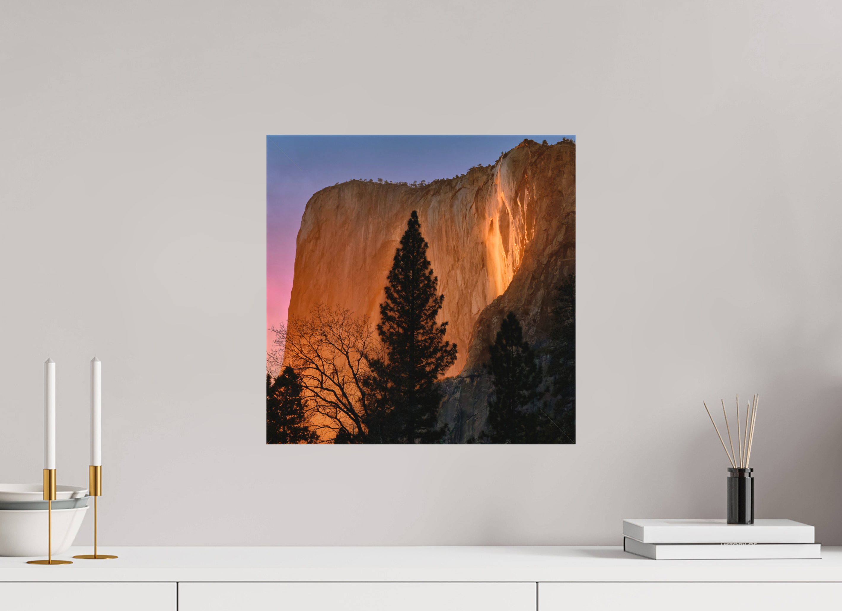 15 x 15″, Fine Art Textile Horsetail Fall 2025