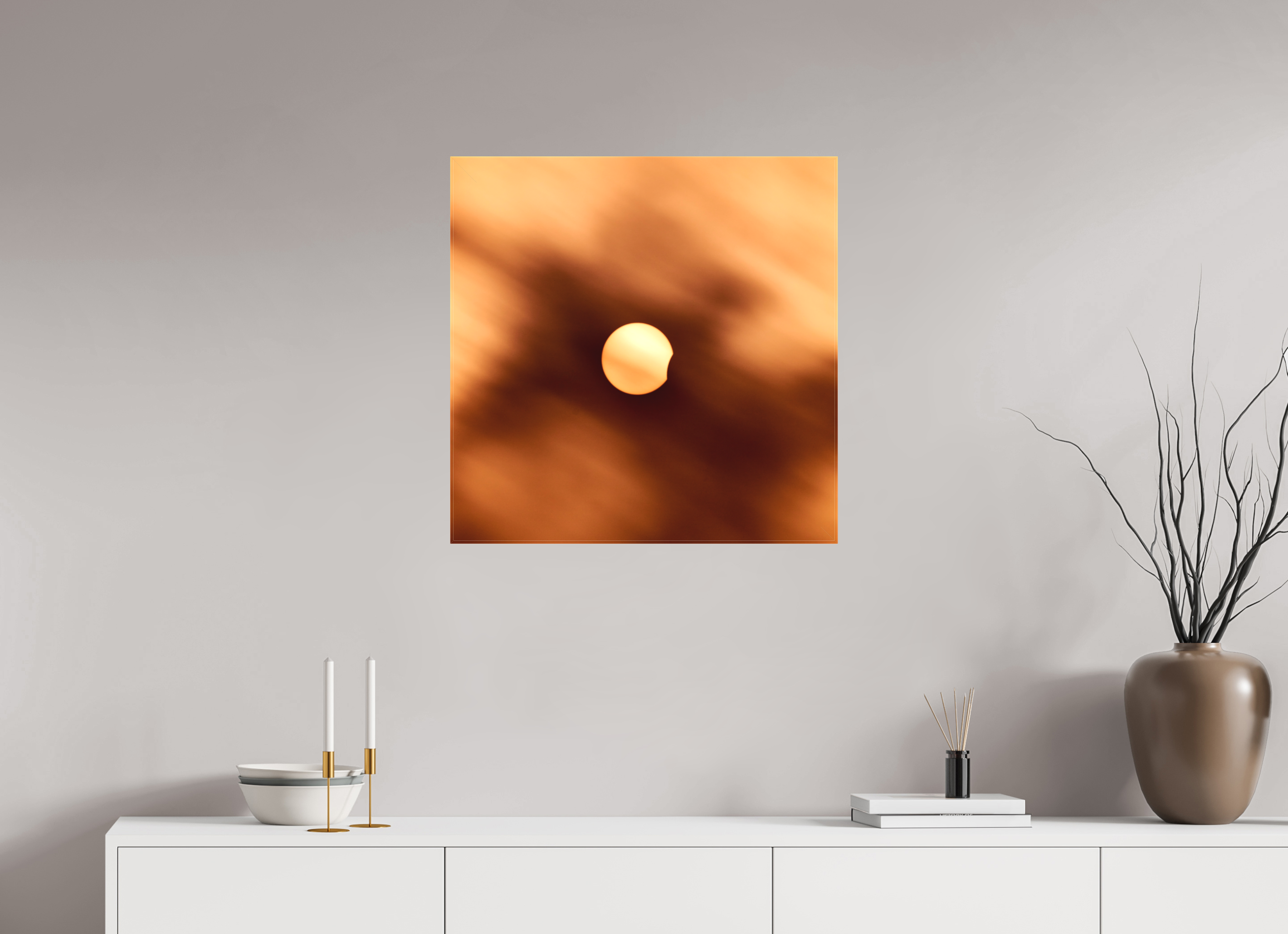 25 x 25″, Fine Art Textile 2024 Eclipse First Kiss