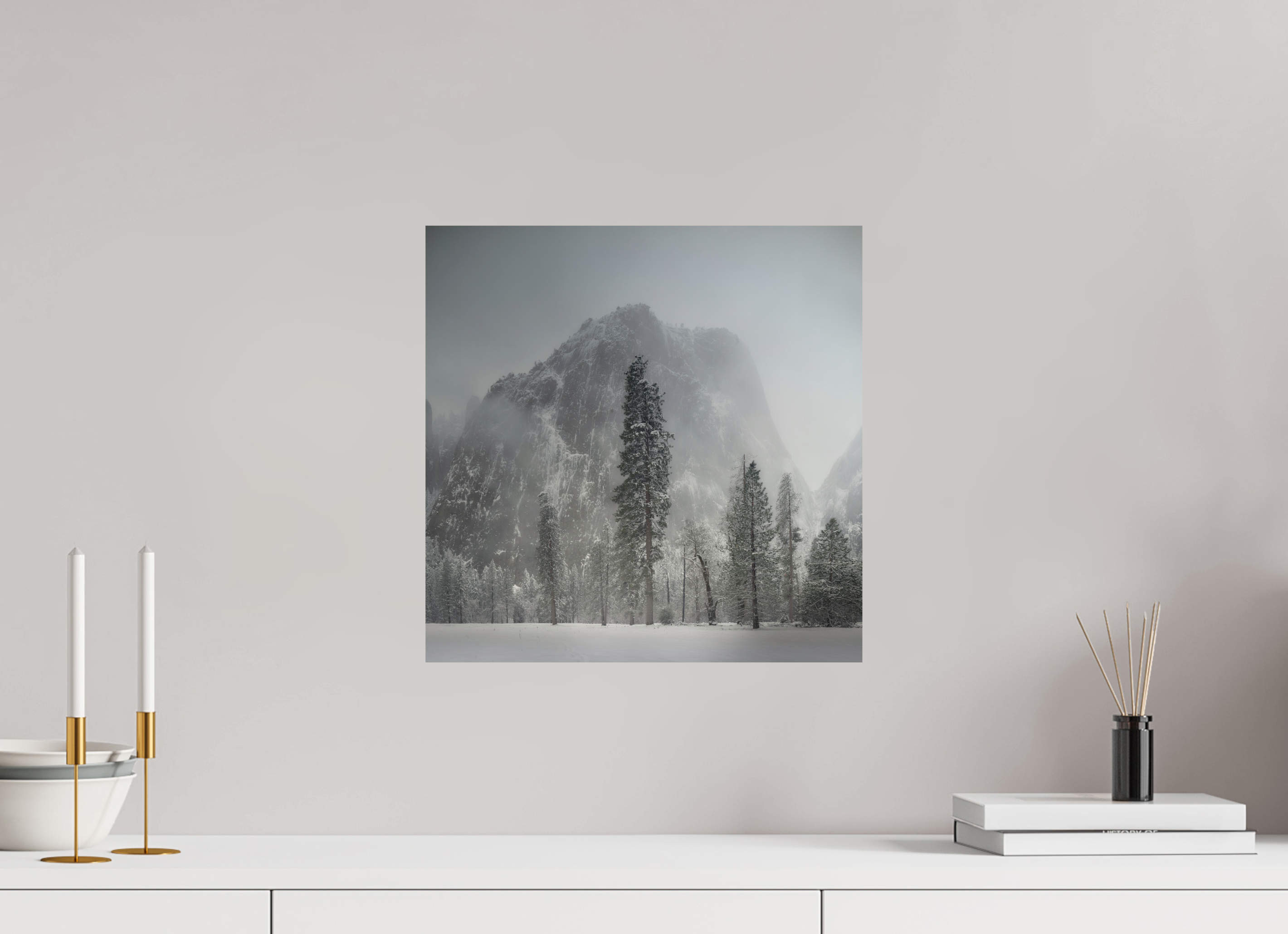 15 x 15″, Giclée Alu-Dibond Winter Is Here