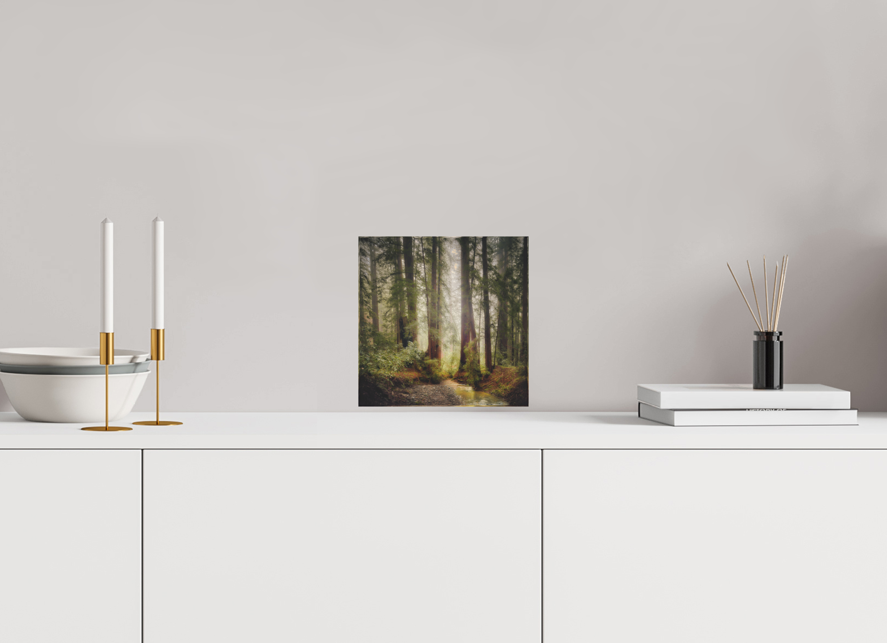8 x 8″, Acrylic Block Gift Set Armstrong Woods IV: Lucem in Nemore