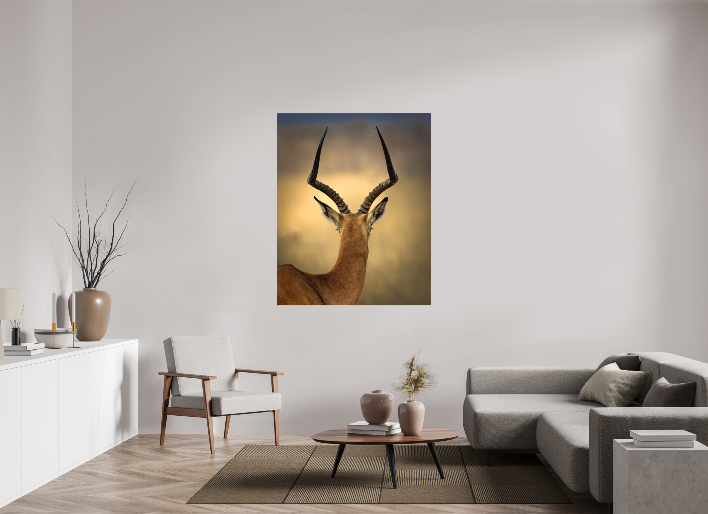 44 x 55″, Fine Art Textile Impala DK