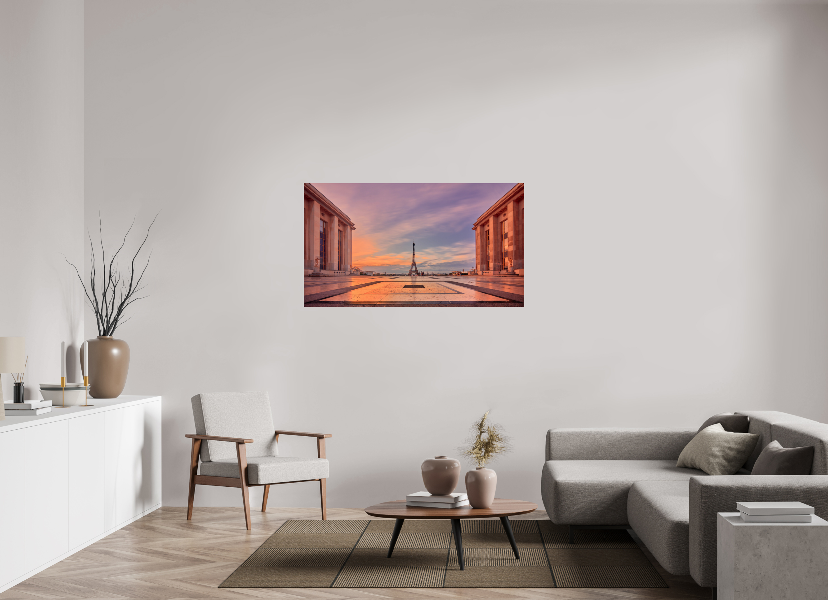 55 x 30.9″, Giclée Alu-Dibond Trocadéro