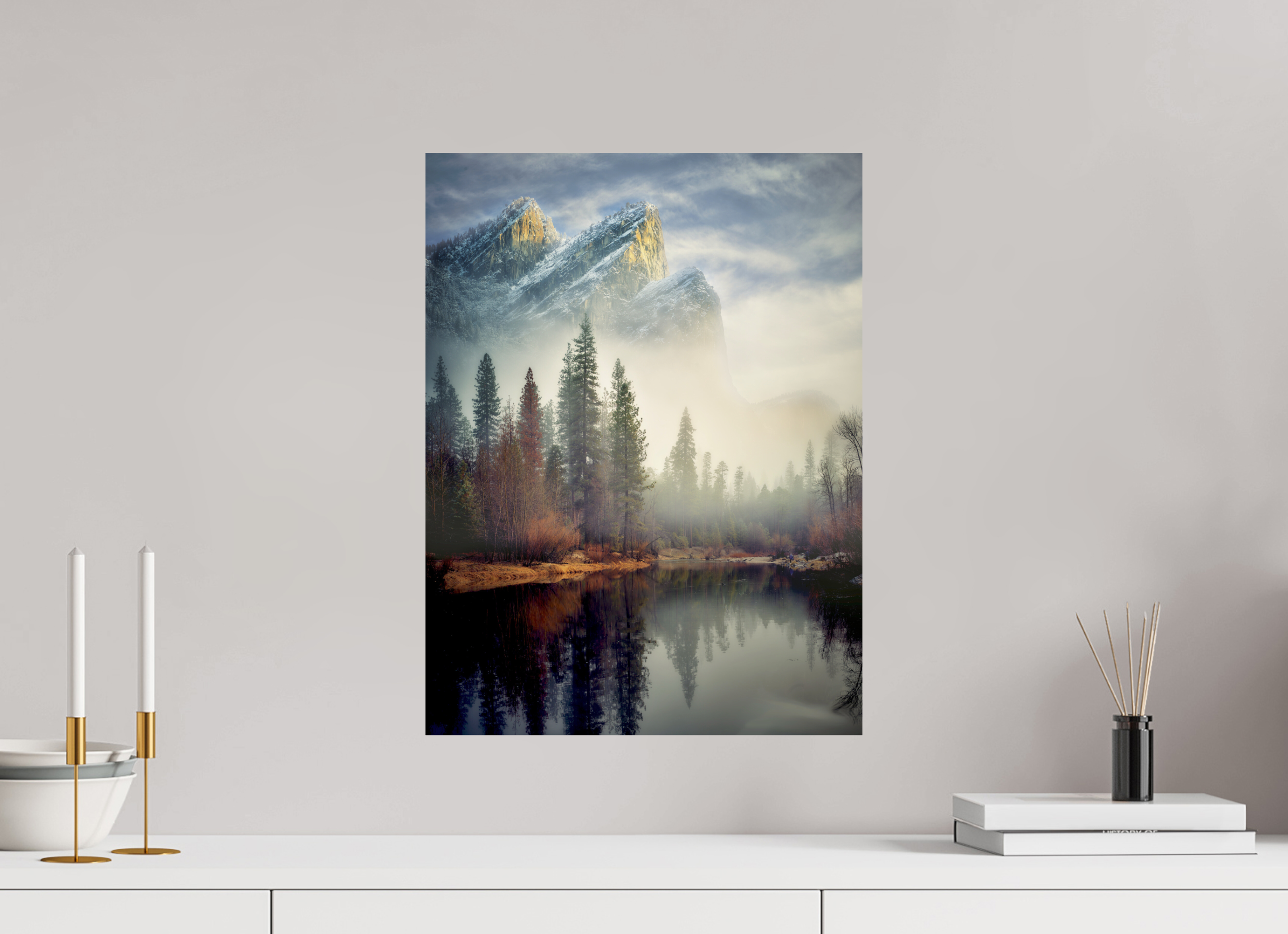 15 x 20″, Giclée Alu-Dibond Leviathans I: In the Mist of the Merced