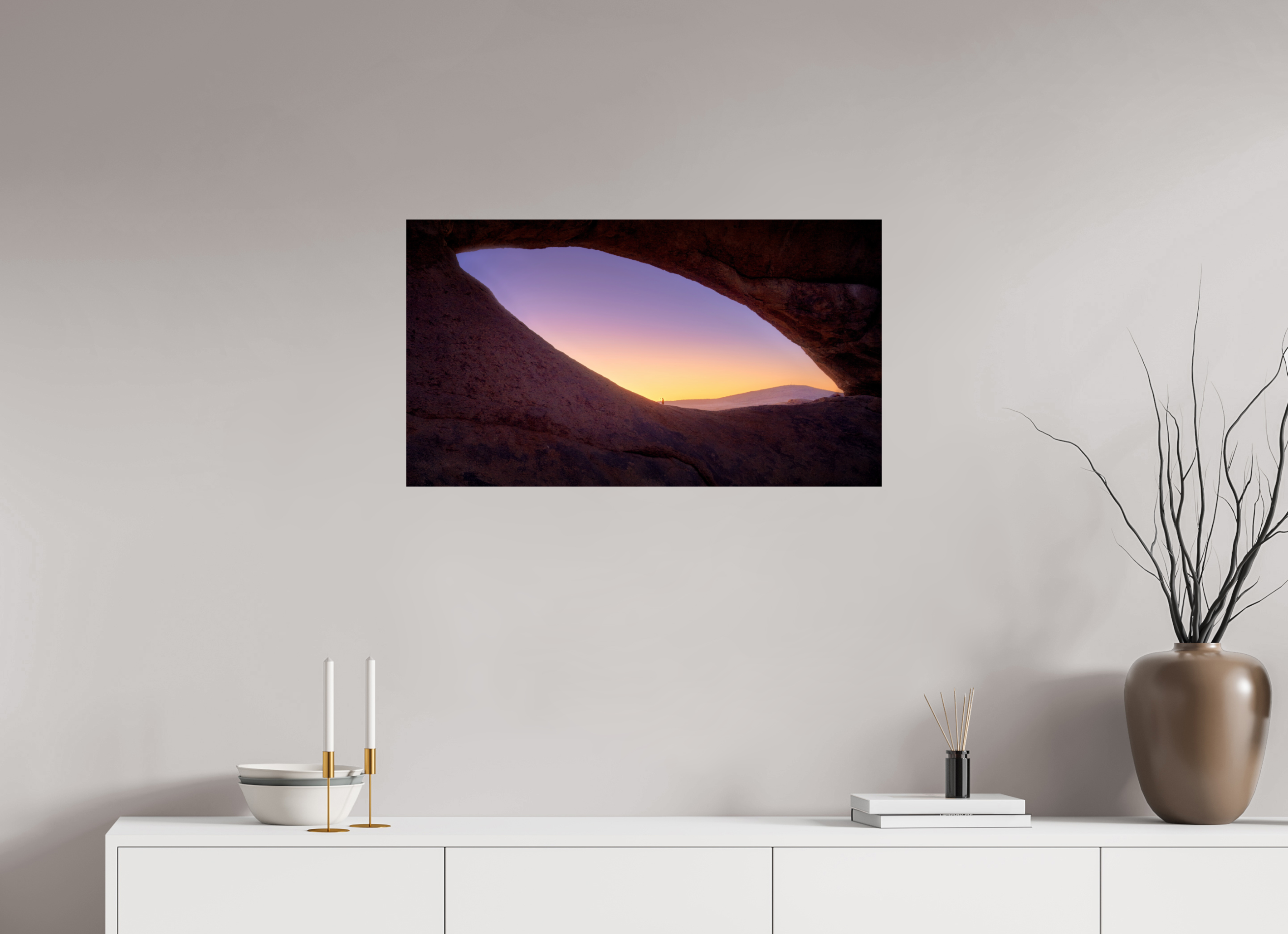 32 x 18″, Giclée Alu-Dibond Spitzkoppe — The Eye, Namibia