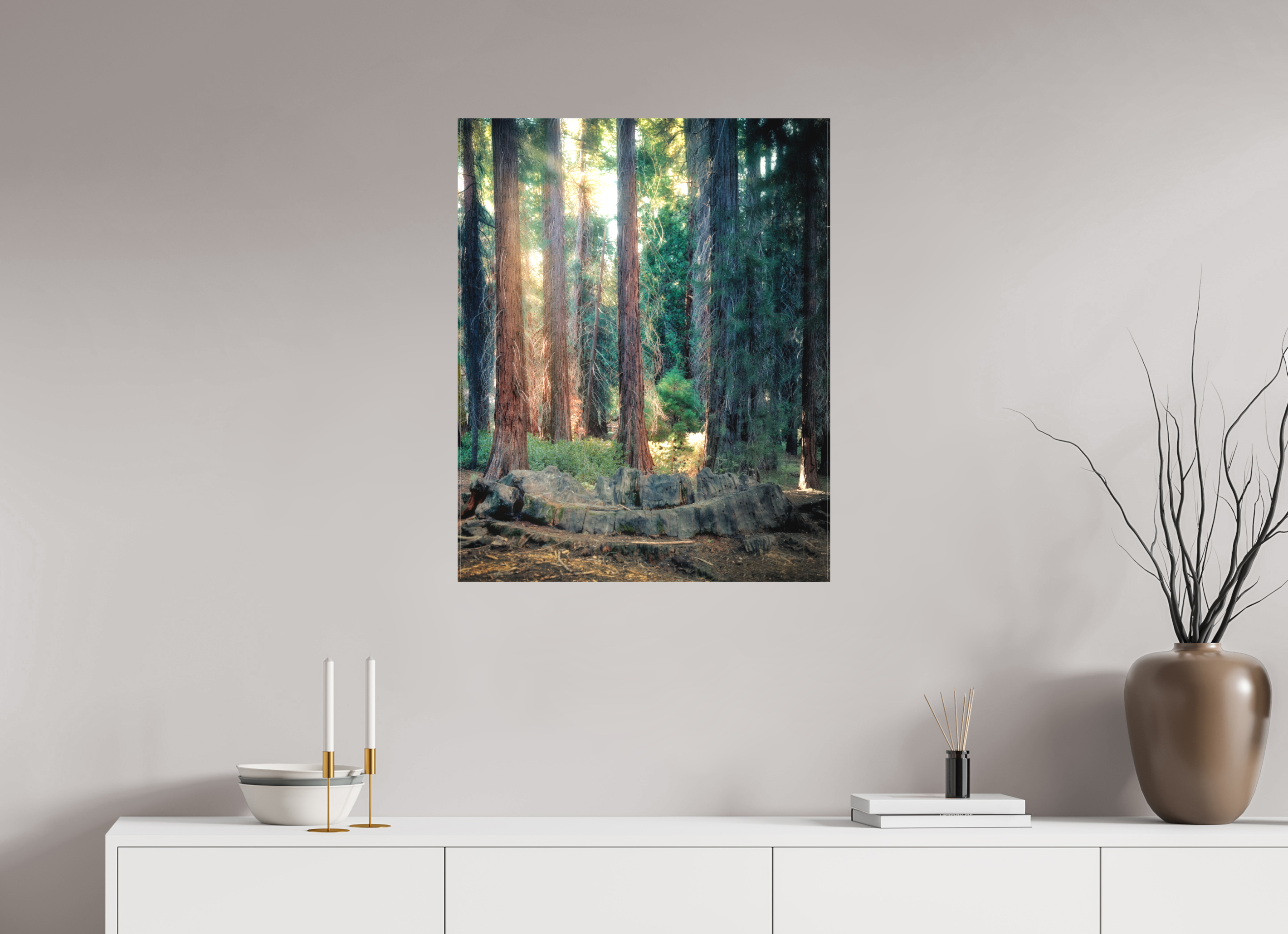 24 x 30″, Fine Art Textile Never Again: The Centennial Stump