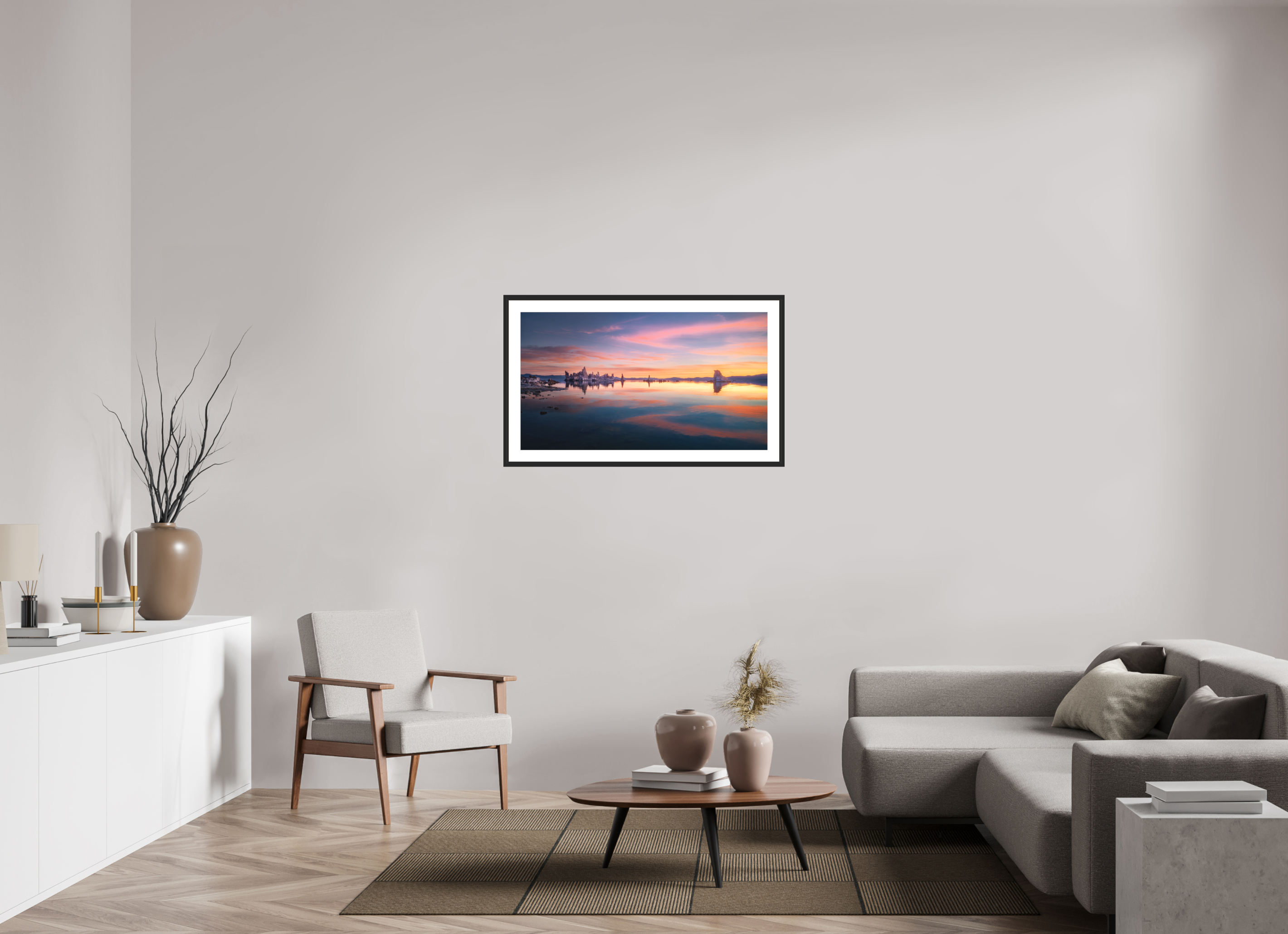 40 x 22.5″, Passe-Partout Black Frame Morning Becomes Elektra