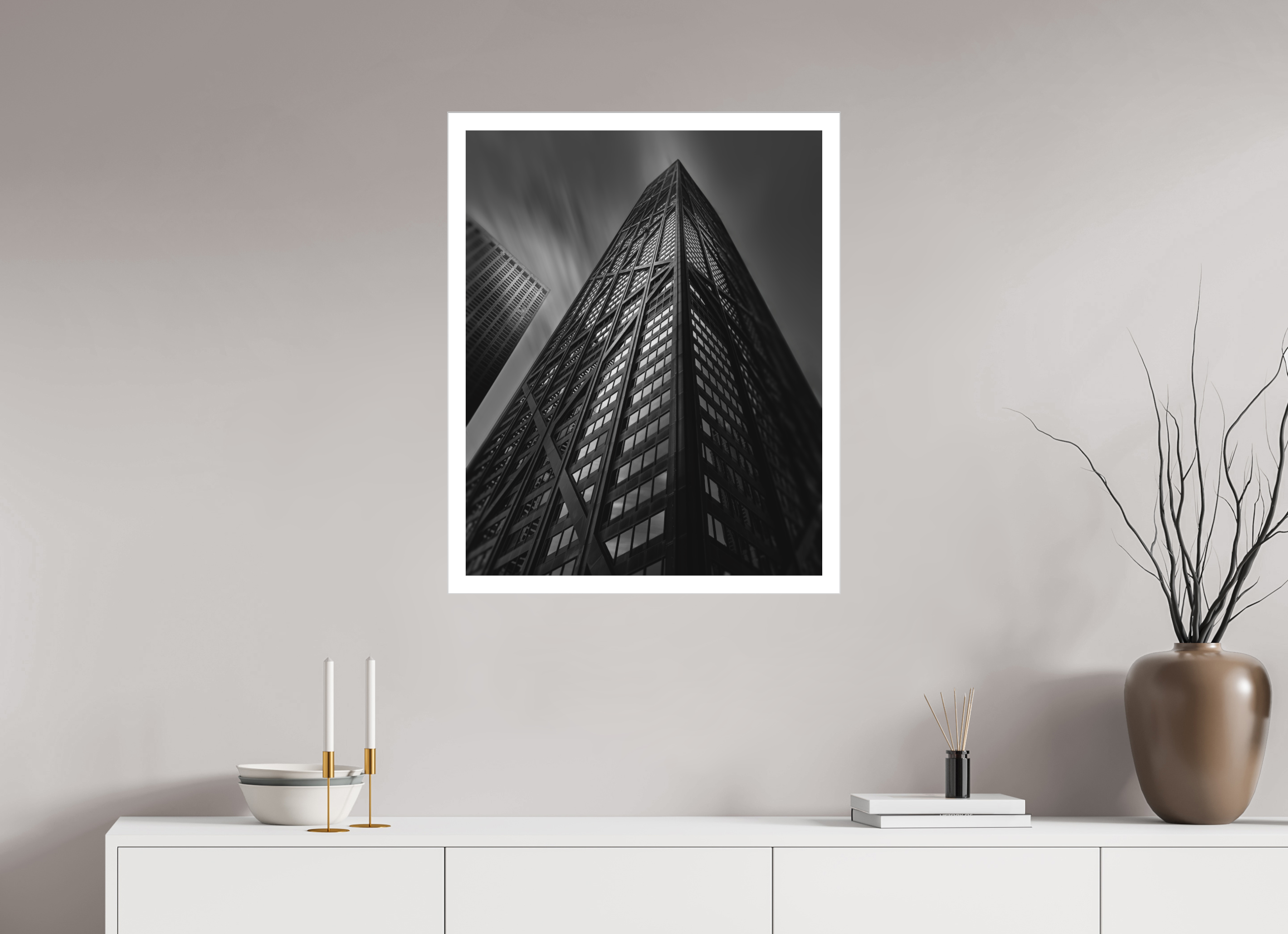 24 x 30″, Fine Art Bonded Acrylic Chicago's John Hancock Building