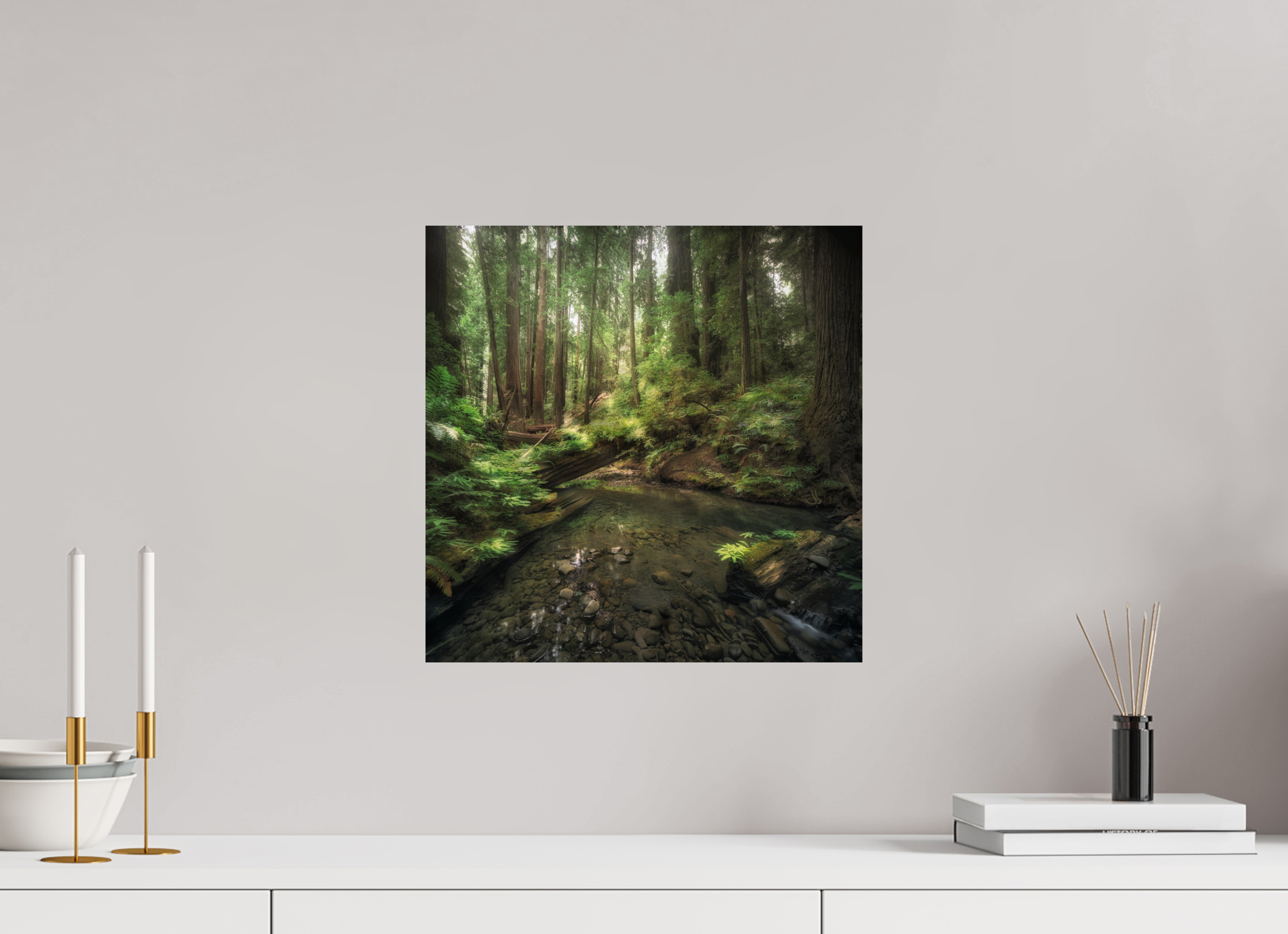 15 x 15″, Giclée Alu-Dibond Decker Creek