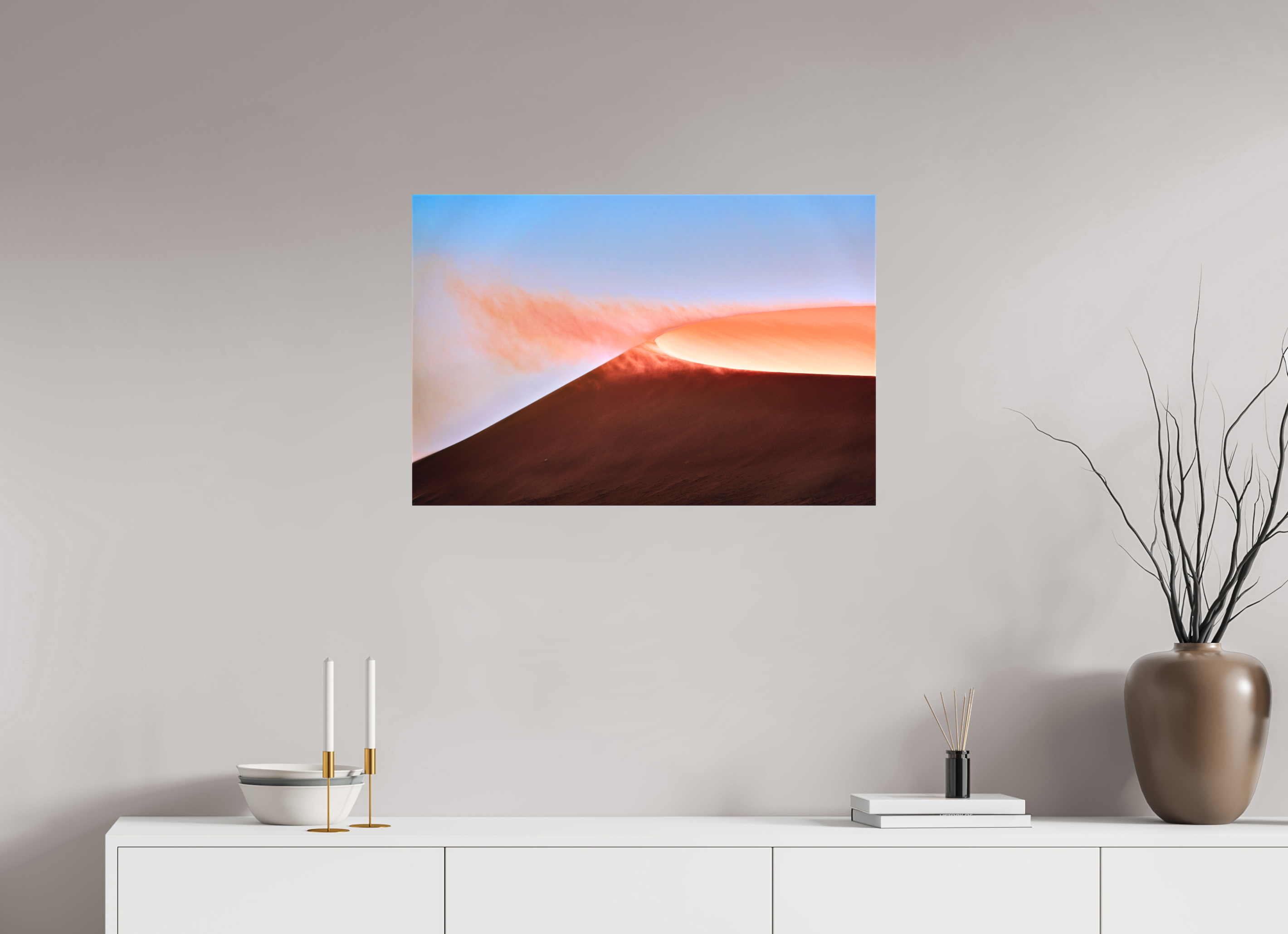 30 x 20″, Fine Art Textile Deadvlei San Dune Crater Rim
