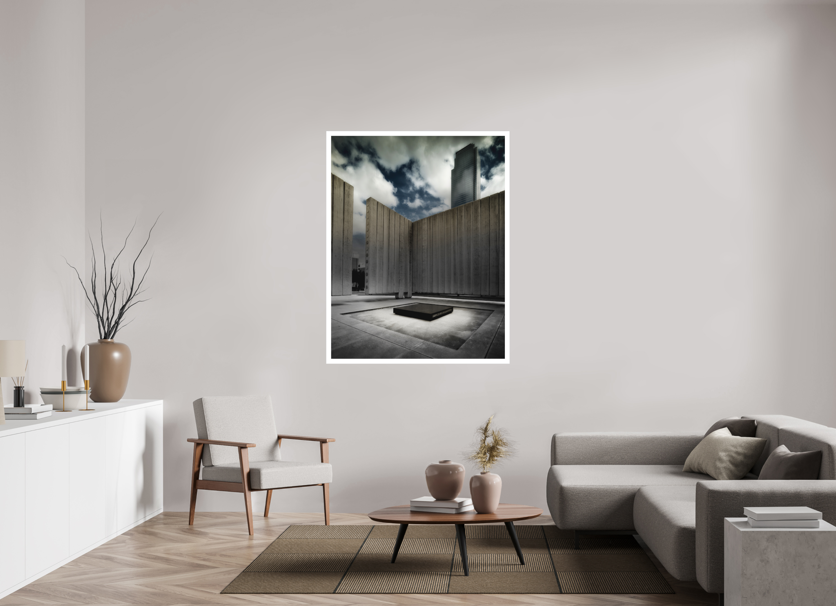 43 x 55.2″, Fine Art Bonded Acrylic 11.22.1963 — The JFK Memorial, Dallas