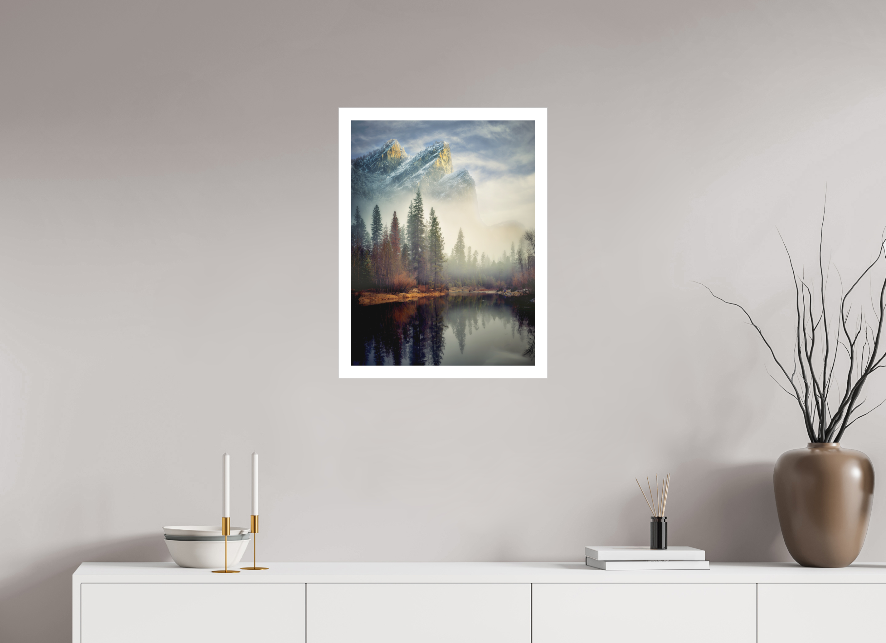 18 x 24″, Fine Art Bonded Acrylic Leviathans I: In the Mist of the Merced