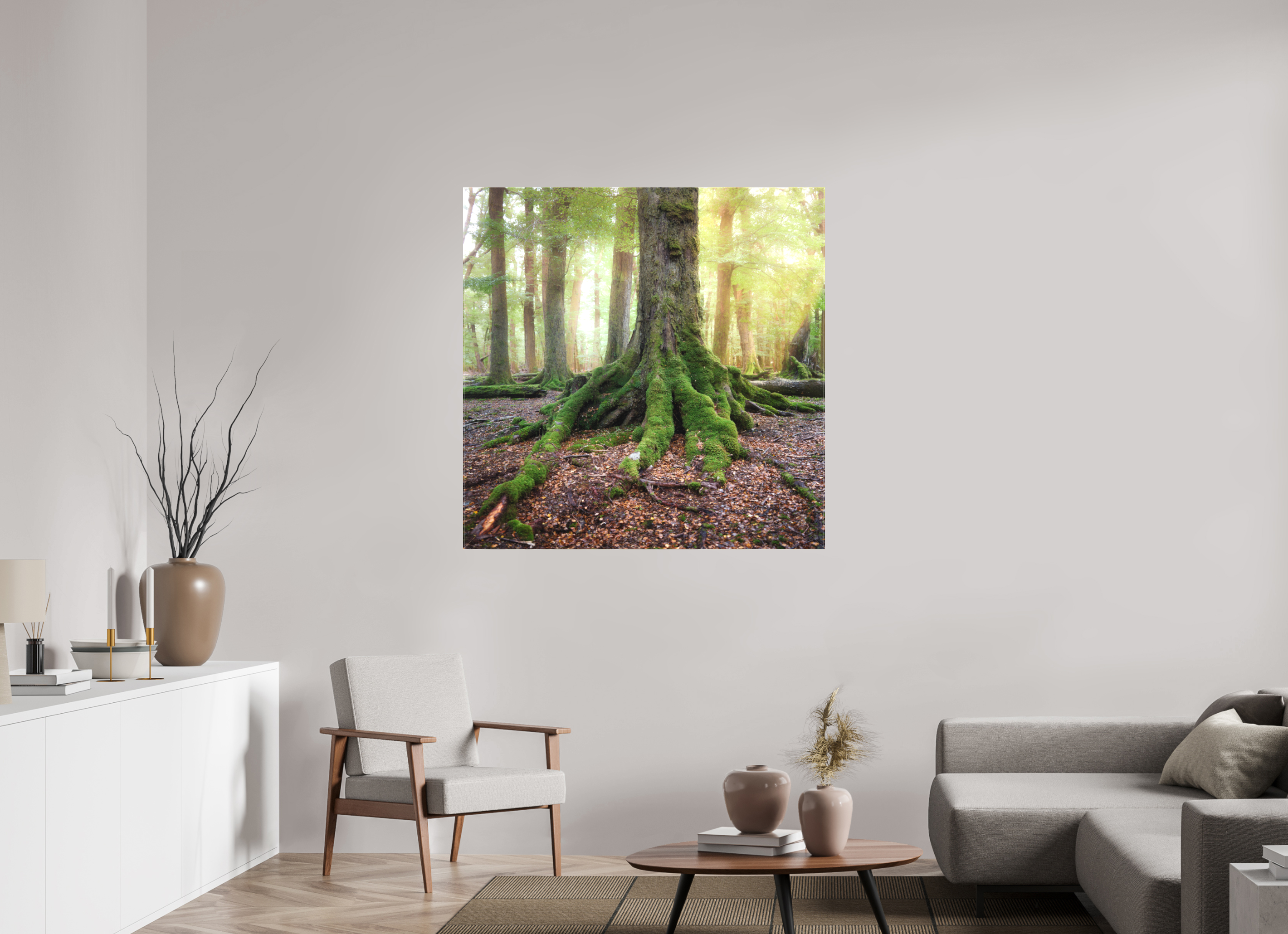 45 x 45″, Fine Art Textile The Hobbit's Foot