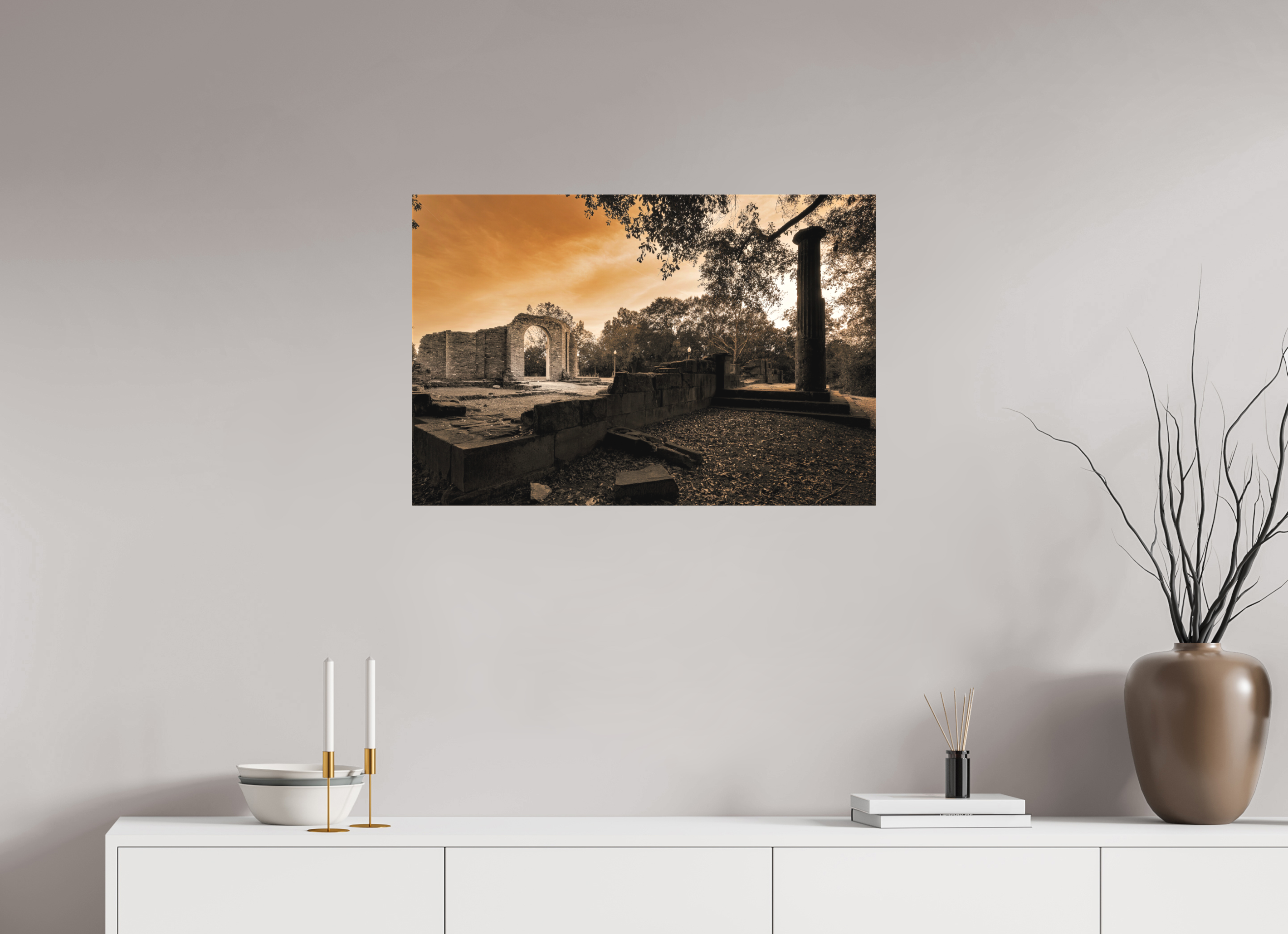 30 x 20″, Fine Art Textile Ruins