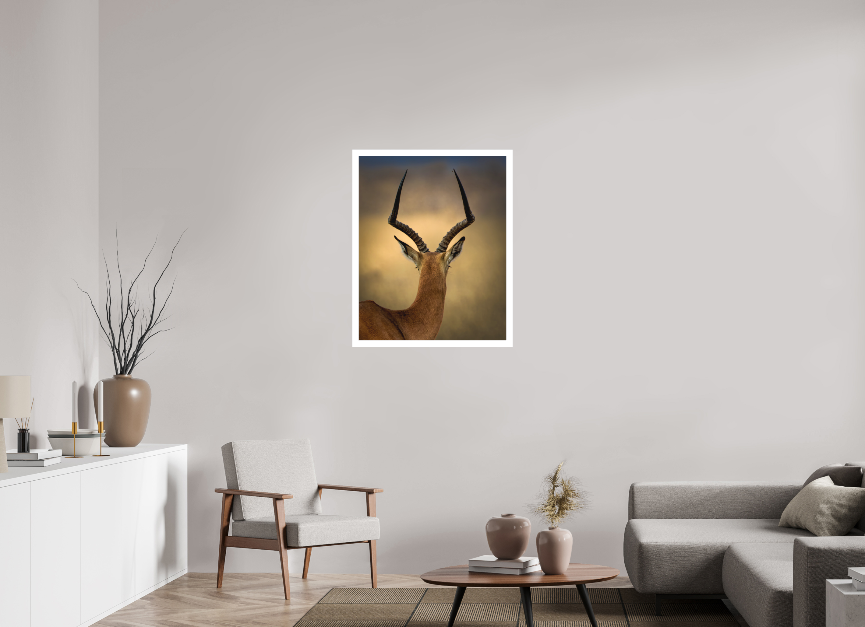 28 x 35″, Fine Art Bonded Acrylic Impala DK