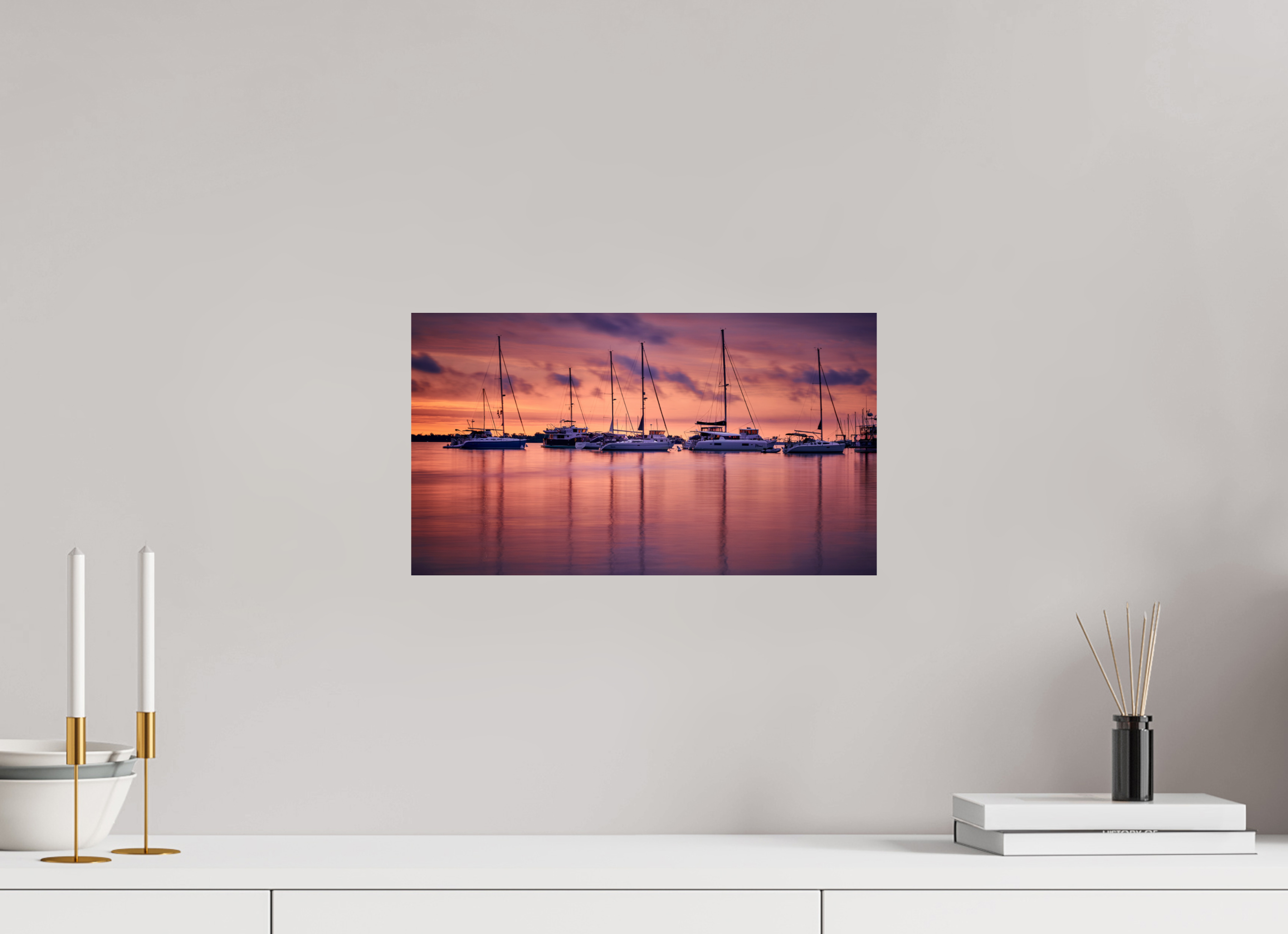 16 x 9″, Giclée Alu-Dibond Portum Tutum: The Annapolis Harbor at Dawn