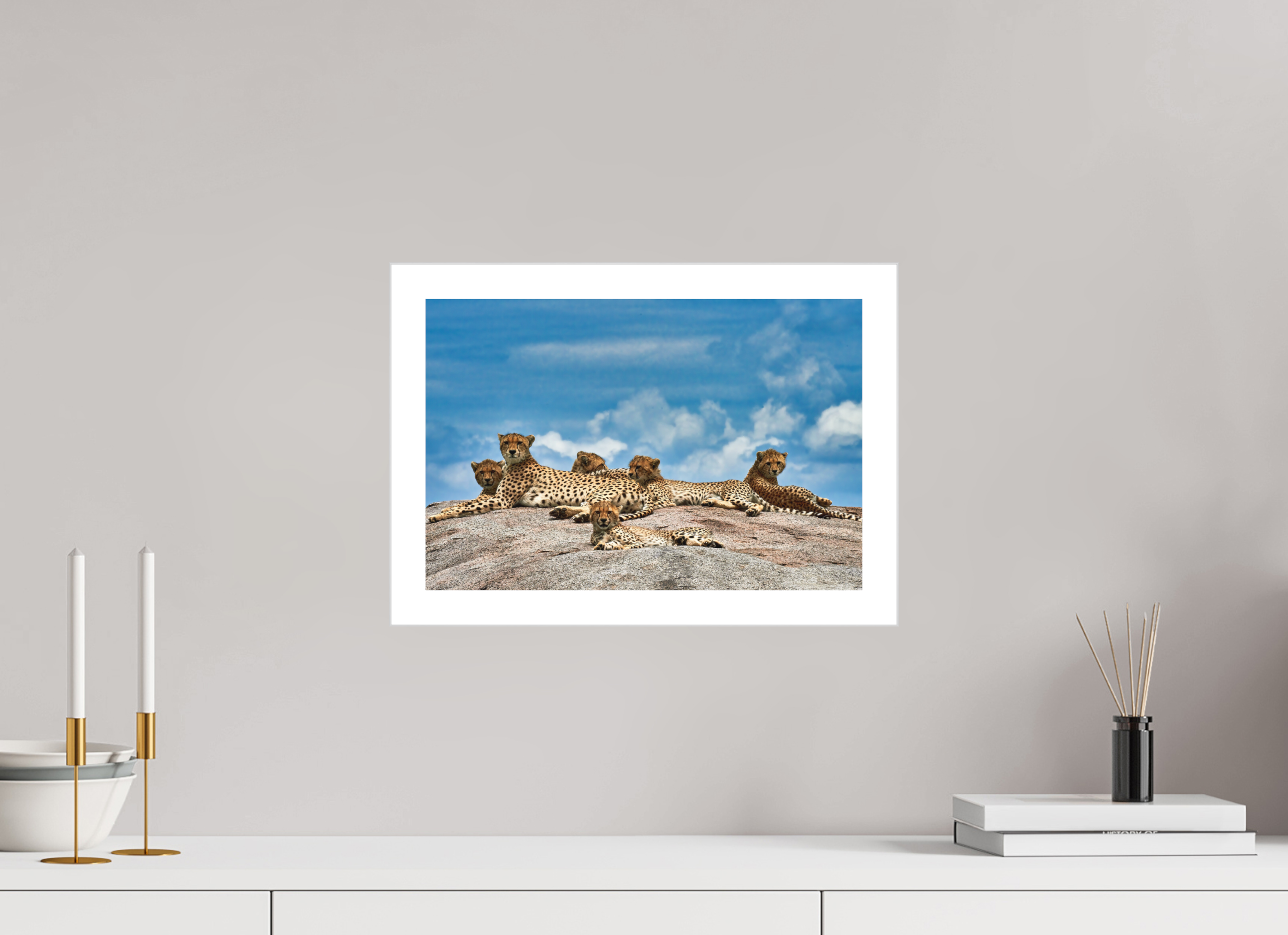 15 x 10″, Fine Art Bonded Acrylic Super Mom & Cubs