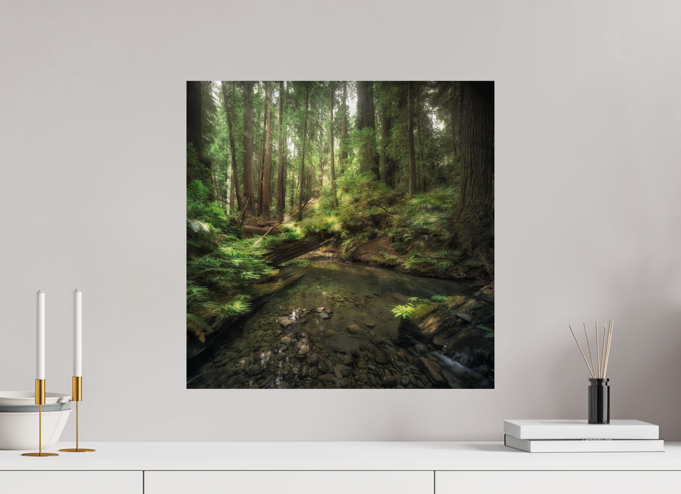 20 x 20″, Giclée Alu-Dibond Decker Creek