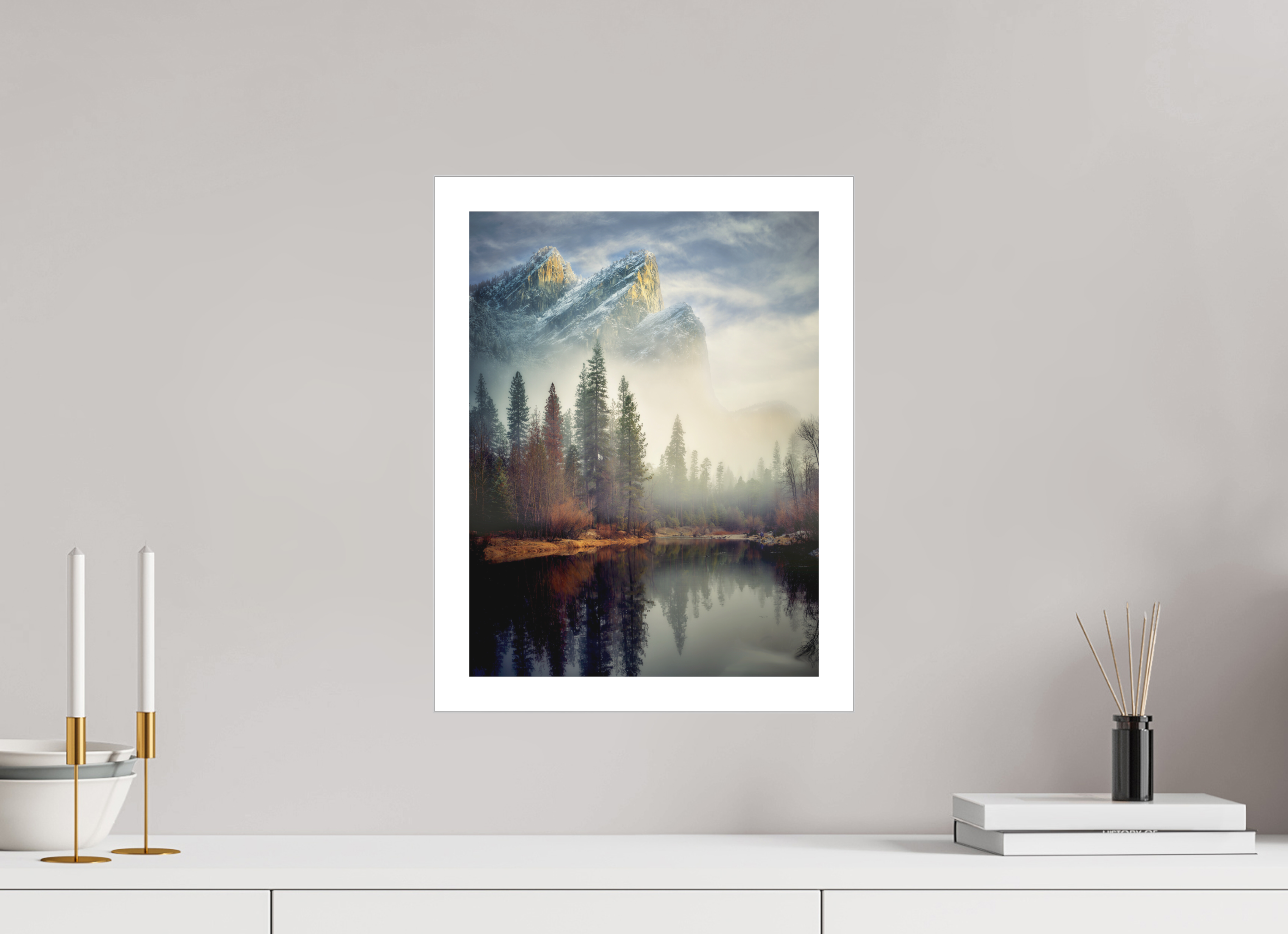 12 x 16″, Fine Art Bonded Acrylic Leviathans I: In the Mist of the Merced