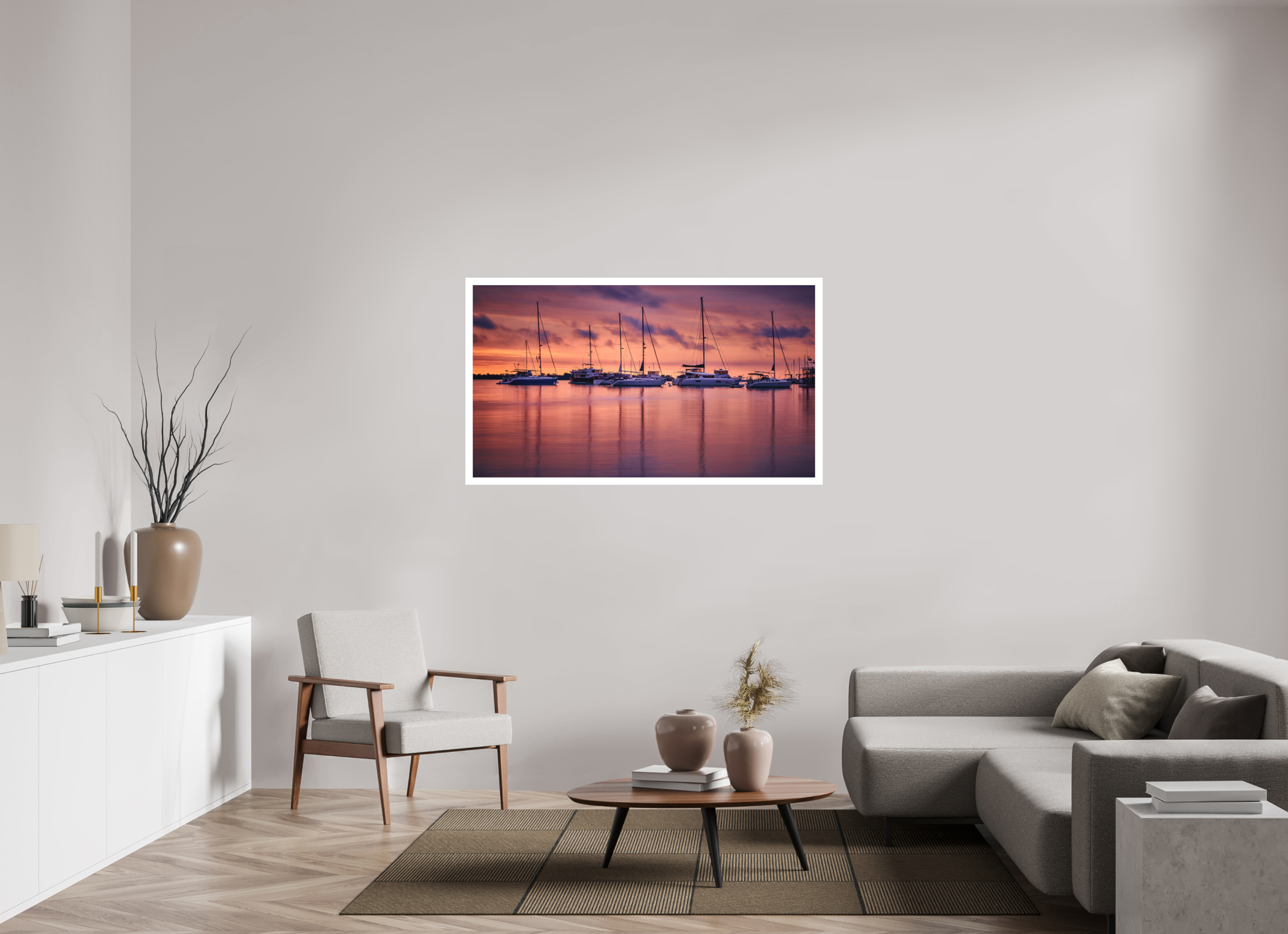 55 x 30.9″, Fine Art Bonded Acrylic Portum Tutum: The Annapolis Harbor at Dawn