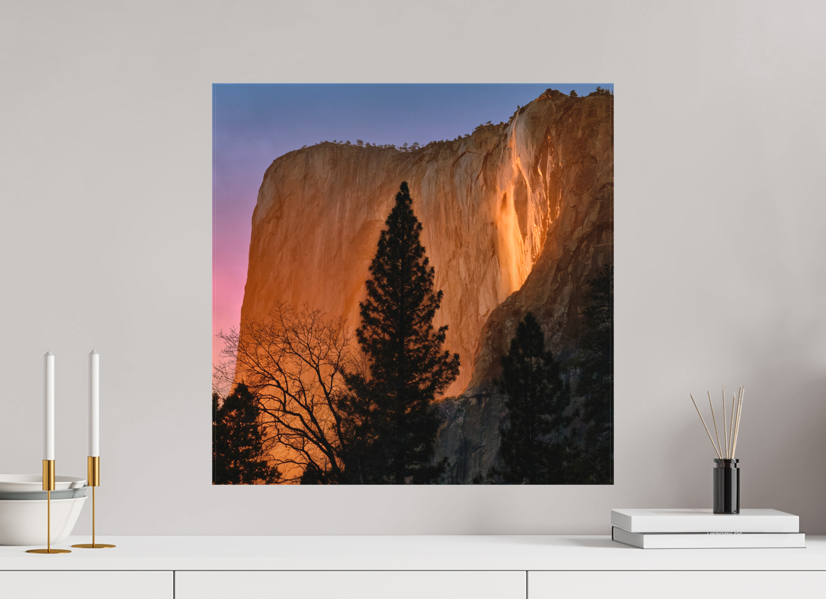 20 x 20″, Fine Art Textile Horsetail Fall 2025