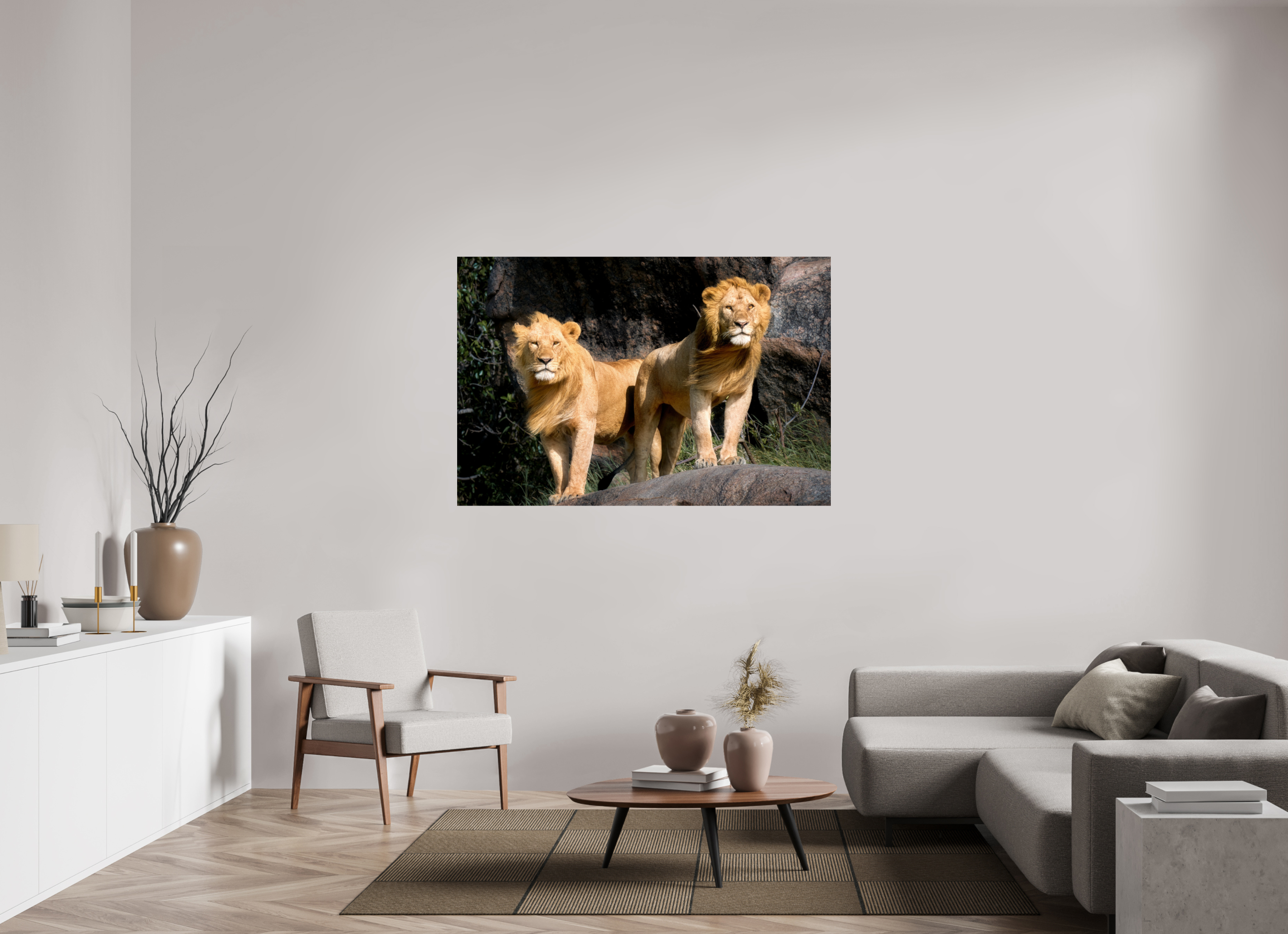 60 x 40″, Giclée Alu-Dibond Two Fabios