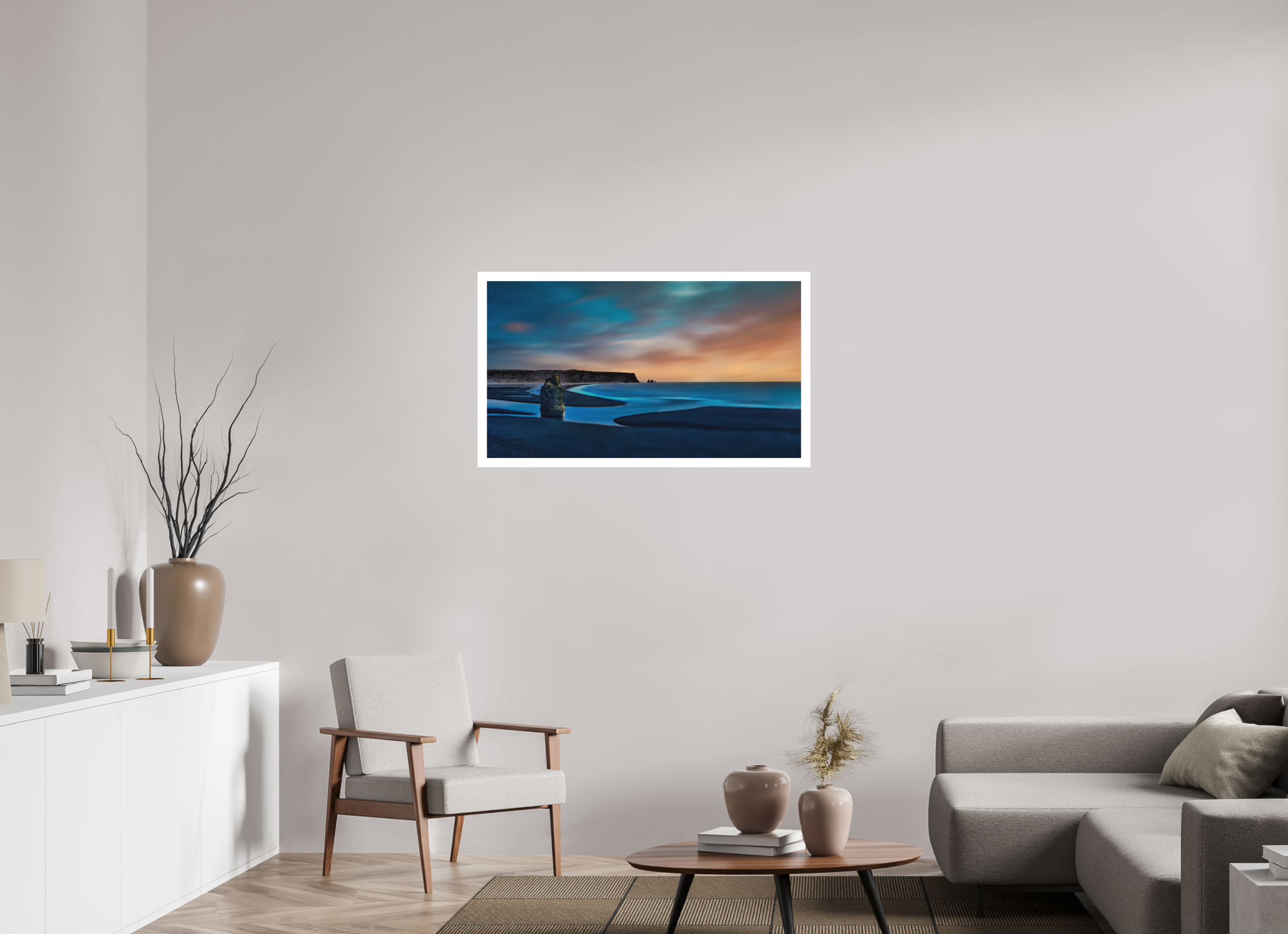 40 x 22.5″, Fine Art Bonded Acrylic Reynisfjara