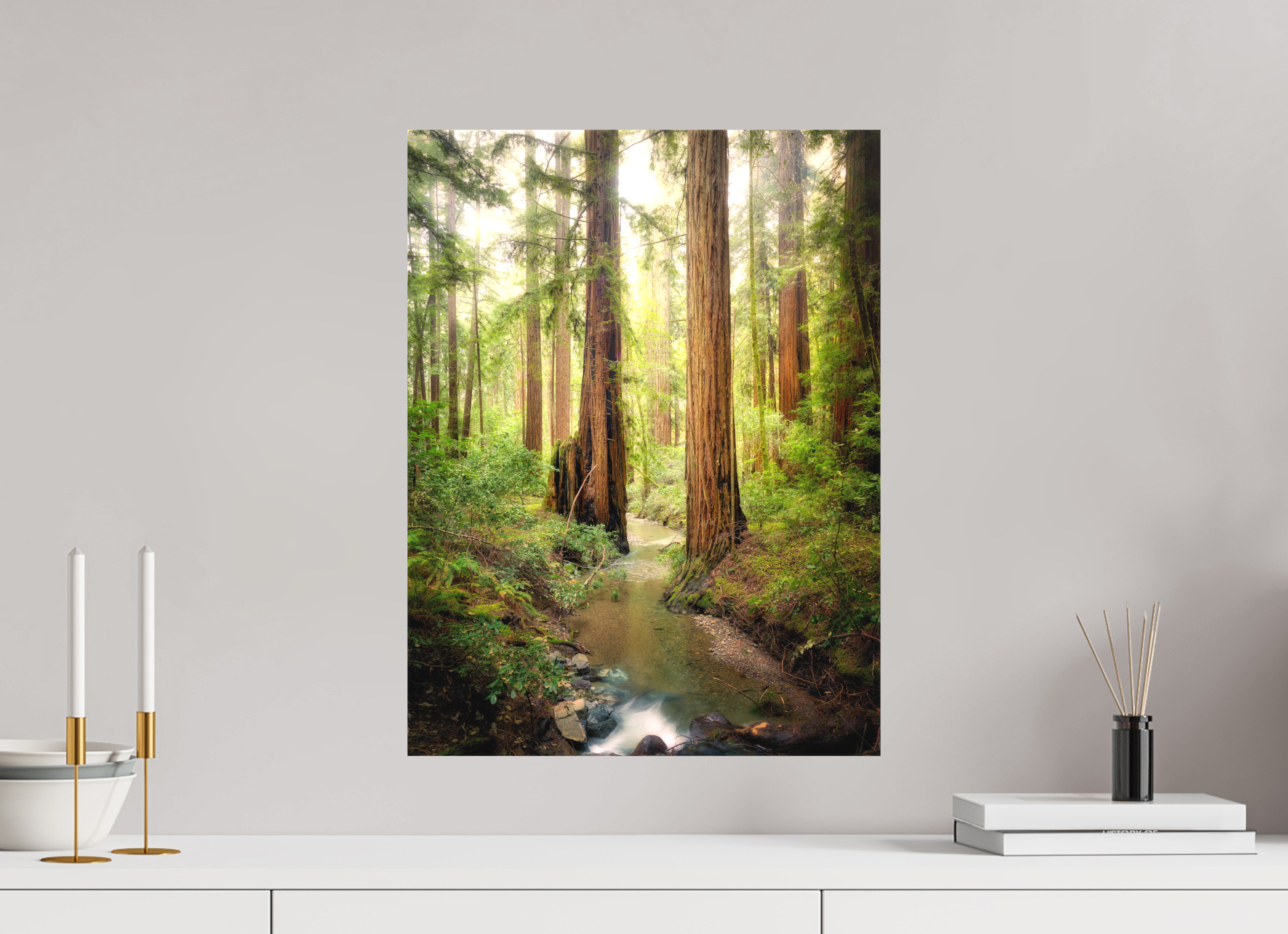 15 x 20″, Fine Art Textile Armstrong Woods III: Columnas