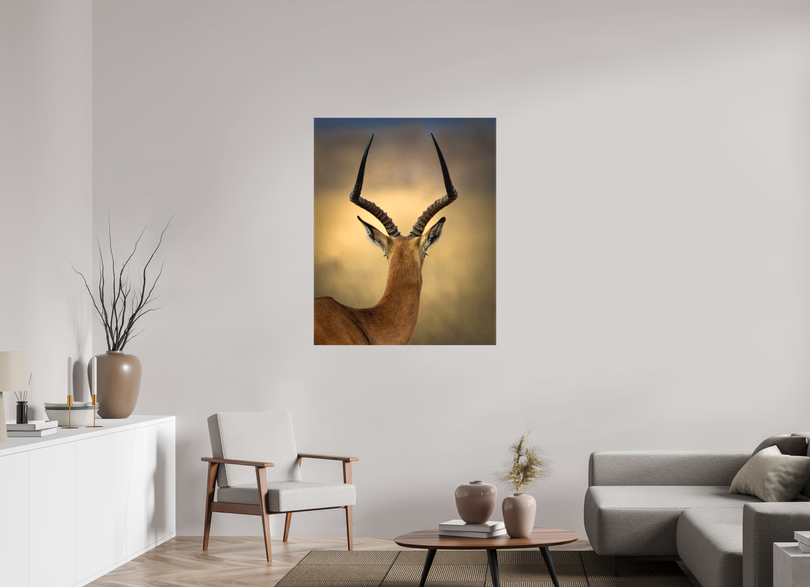 36 x 45″, Fine Art Textile Impala DK