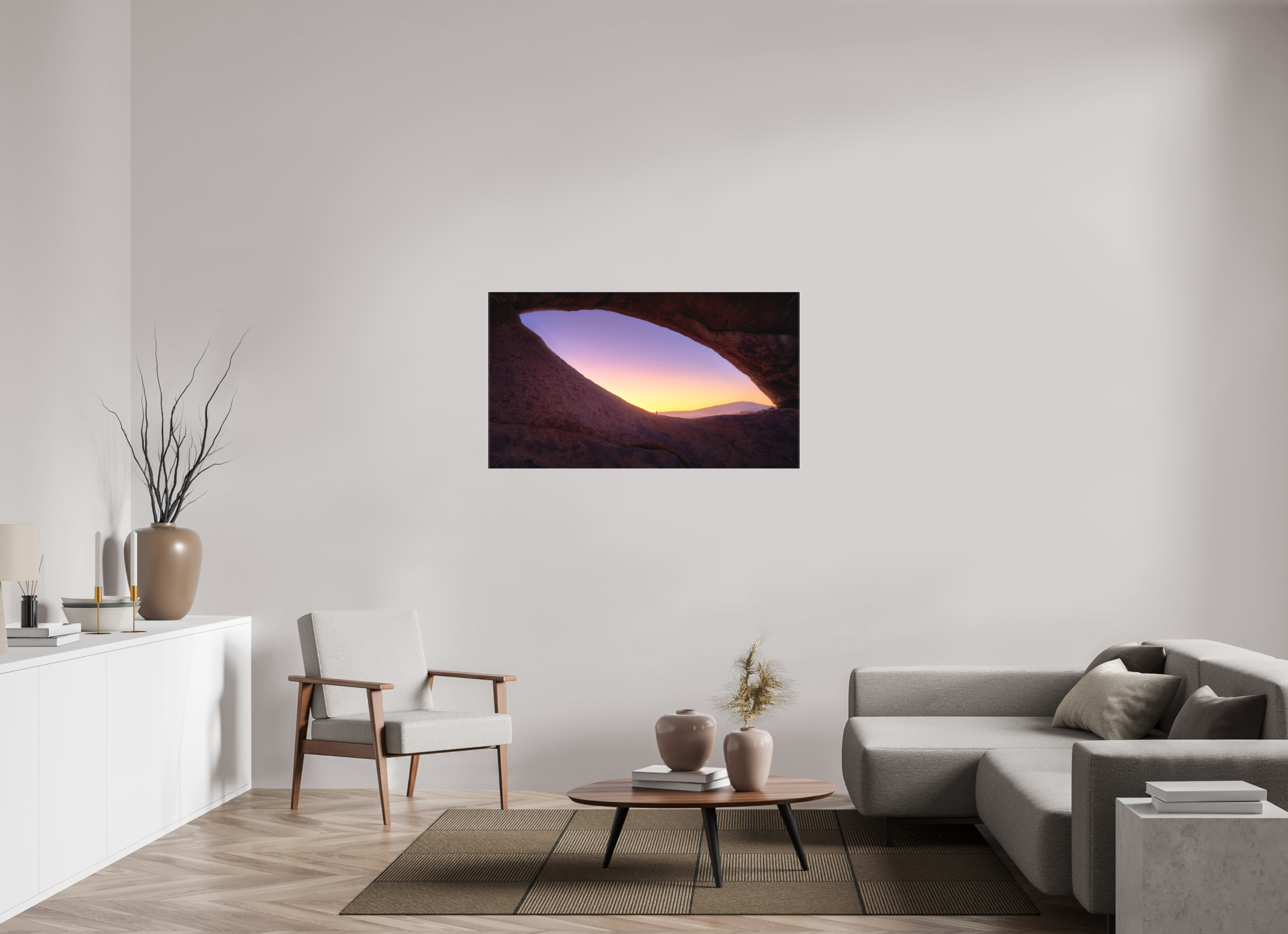 49 x 27.6″, Fine Art Textile Spitzkoppe — The Eye, Namibia