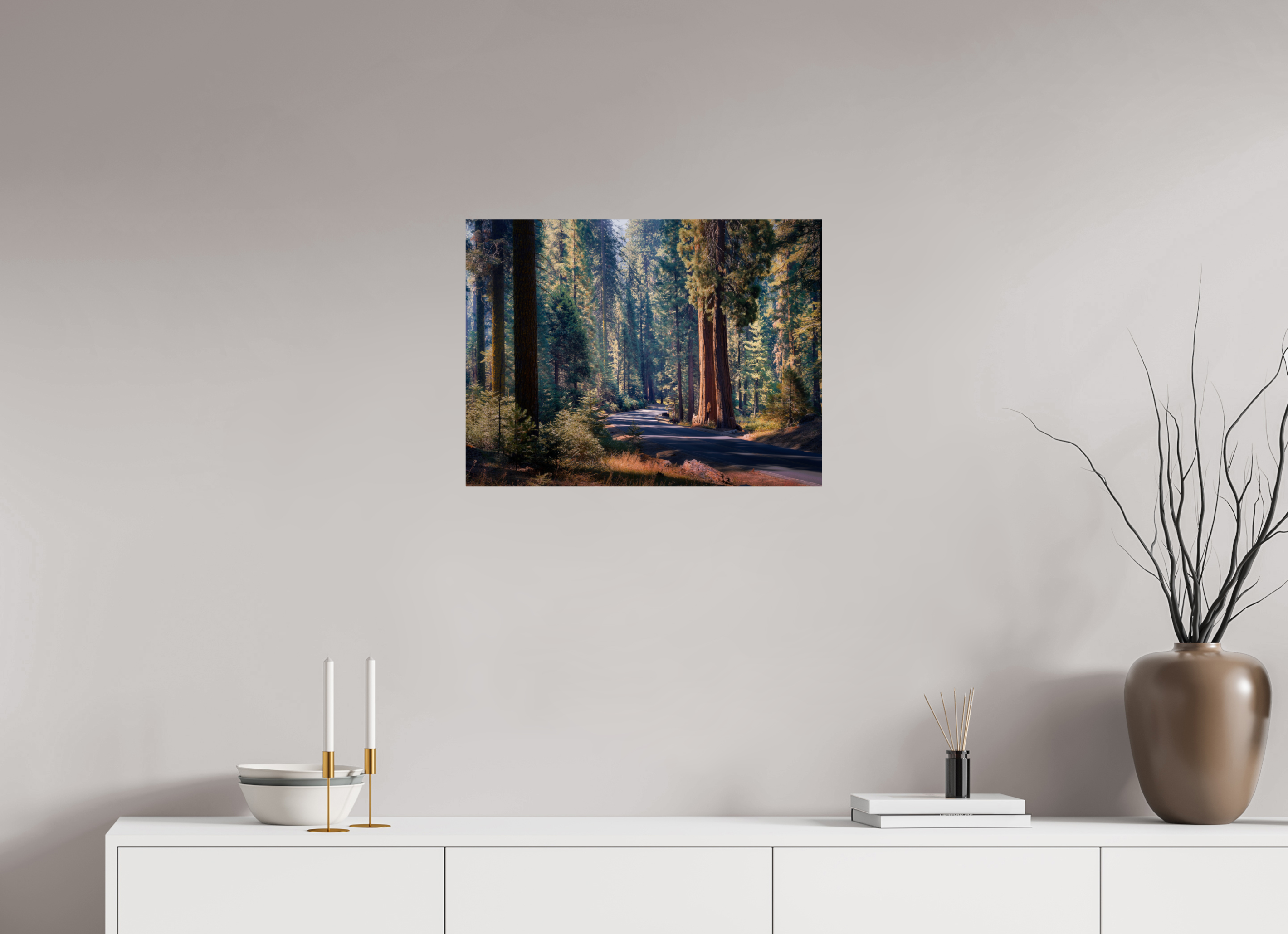 24 x 18″, Giclée Alu-Dibond The Generals Highway I : Sequoia National Park