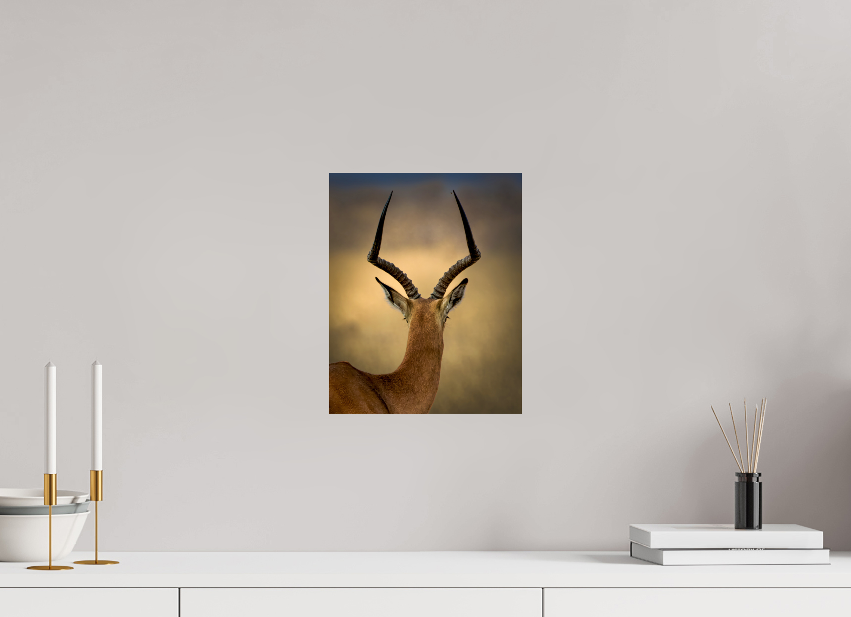 10 x 12.5″, Giclée Alu-Dibond Impala DK