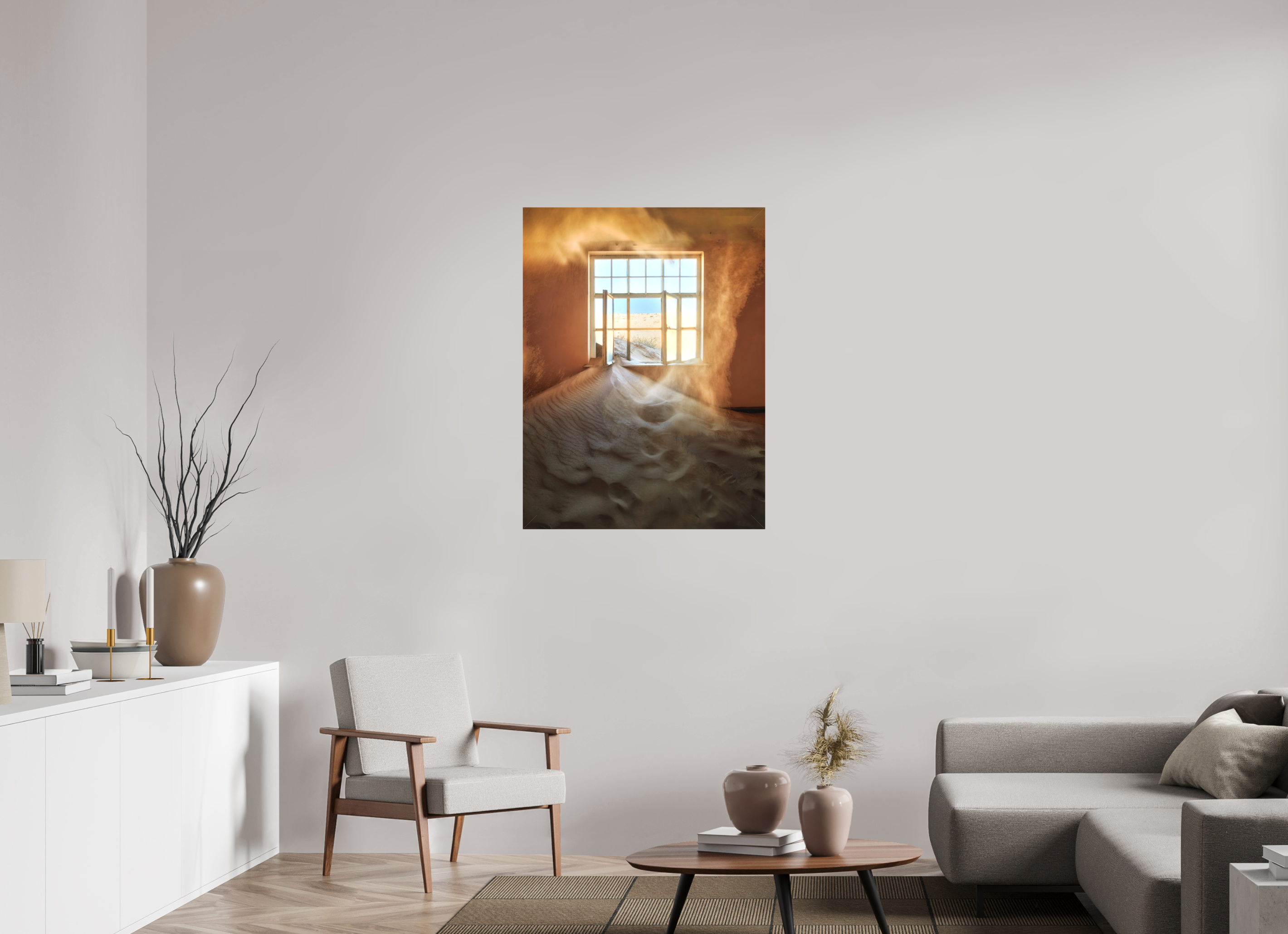 30 x 40″, Fine Art Textile Window in Time