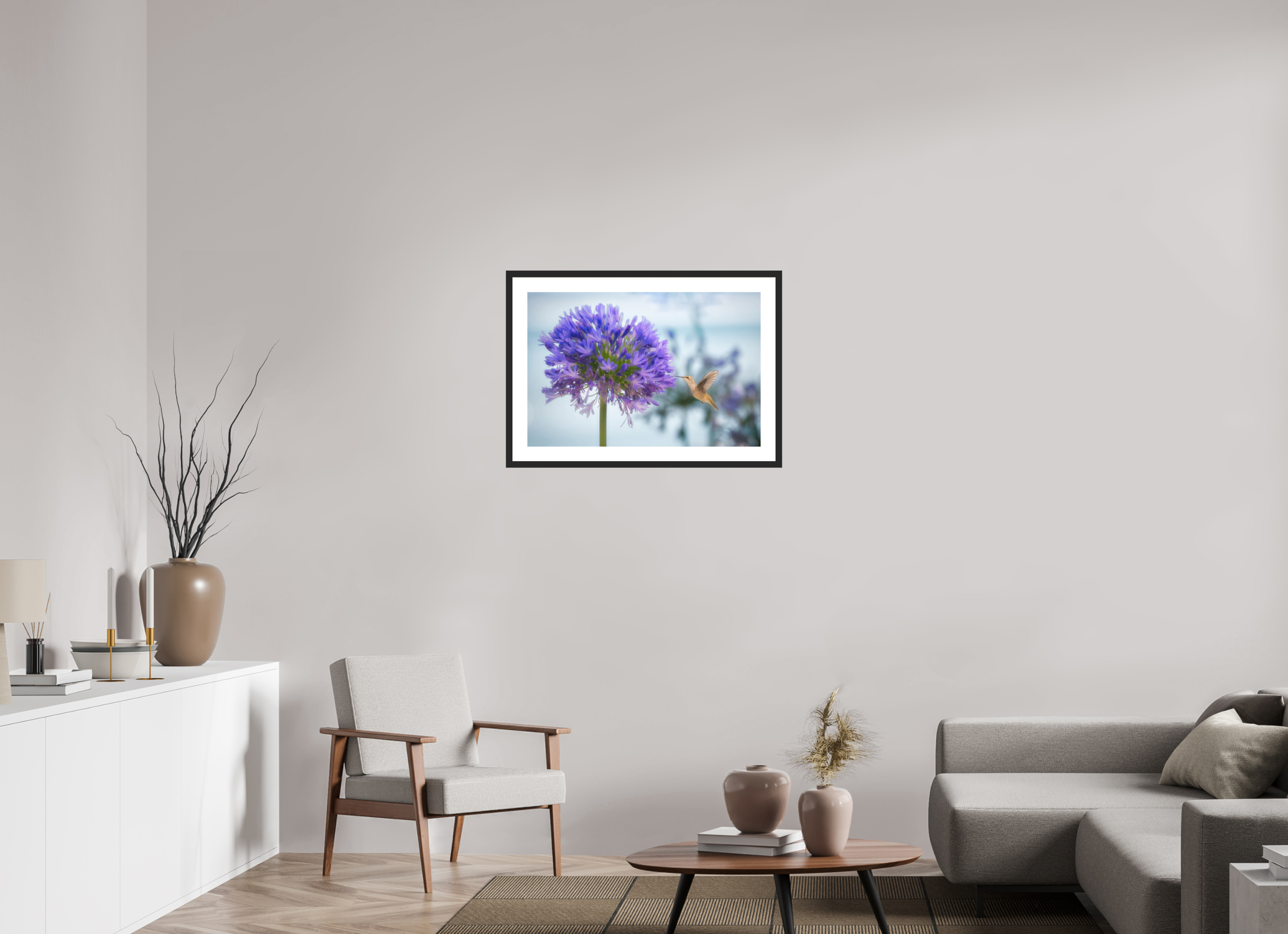 30 x 20″, Passe-Partout Black Frame Trice