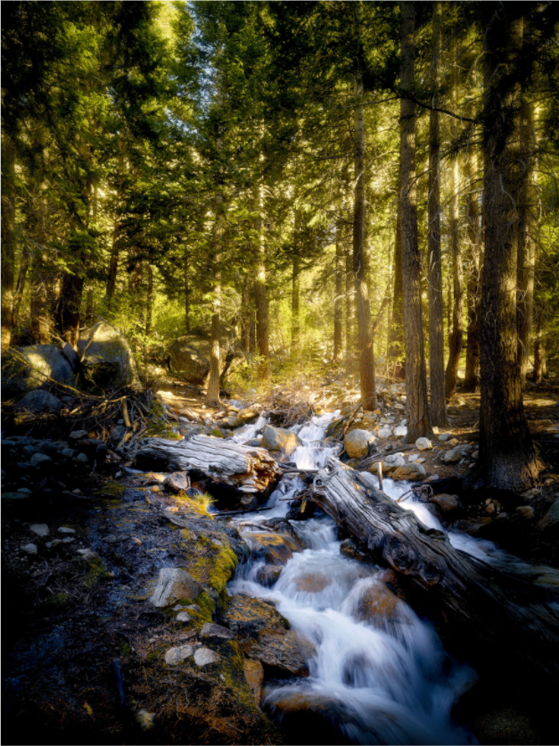 Main image Lone Pine Creek Waterfall on Mt. Whitney