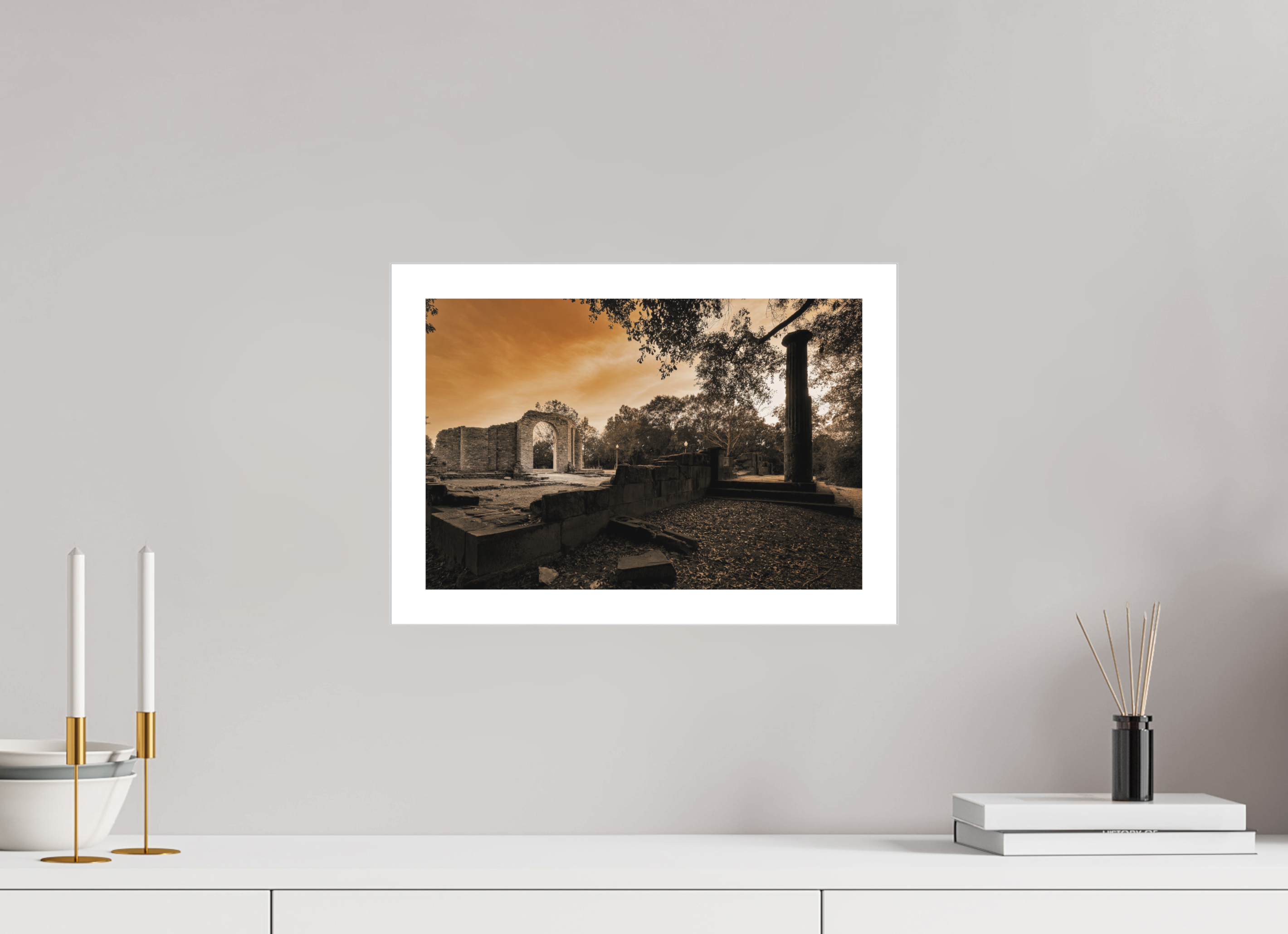 15 x 10″, Fine Art Bonded Acrylic Ruins