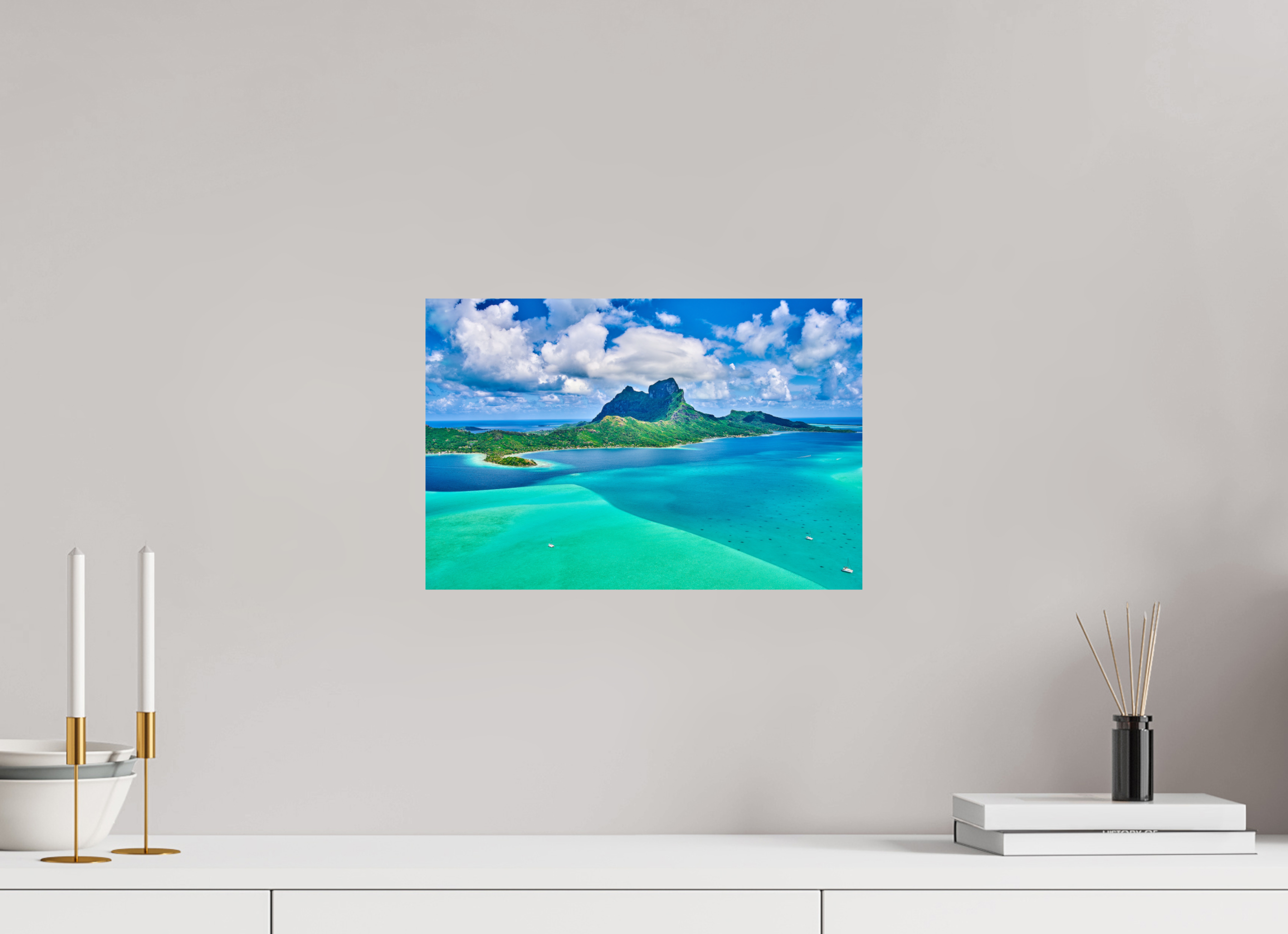 15 x 10″, Giclée Alu-Dibond Above Paradise