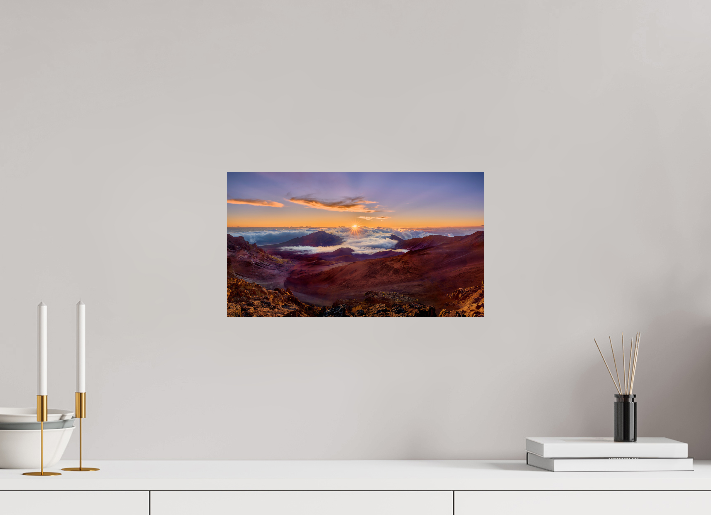 16 x 9″, Giclée Alu-Dibond Haleakala Daybreak