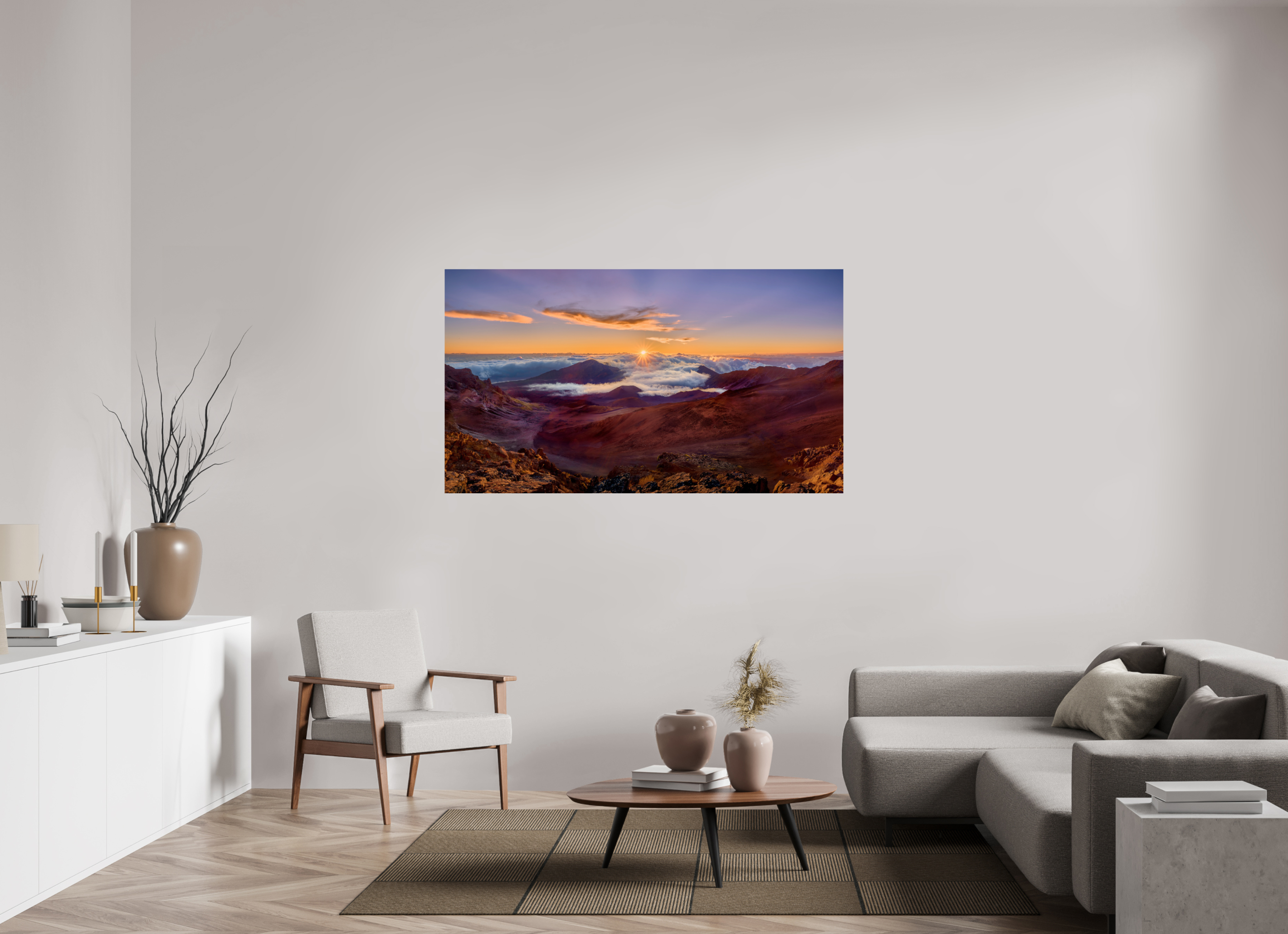 64 x 36″, Giclée Alu-Dibond Haleakala Daybreak