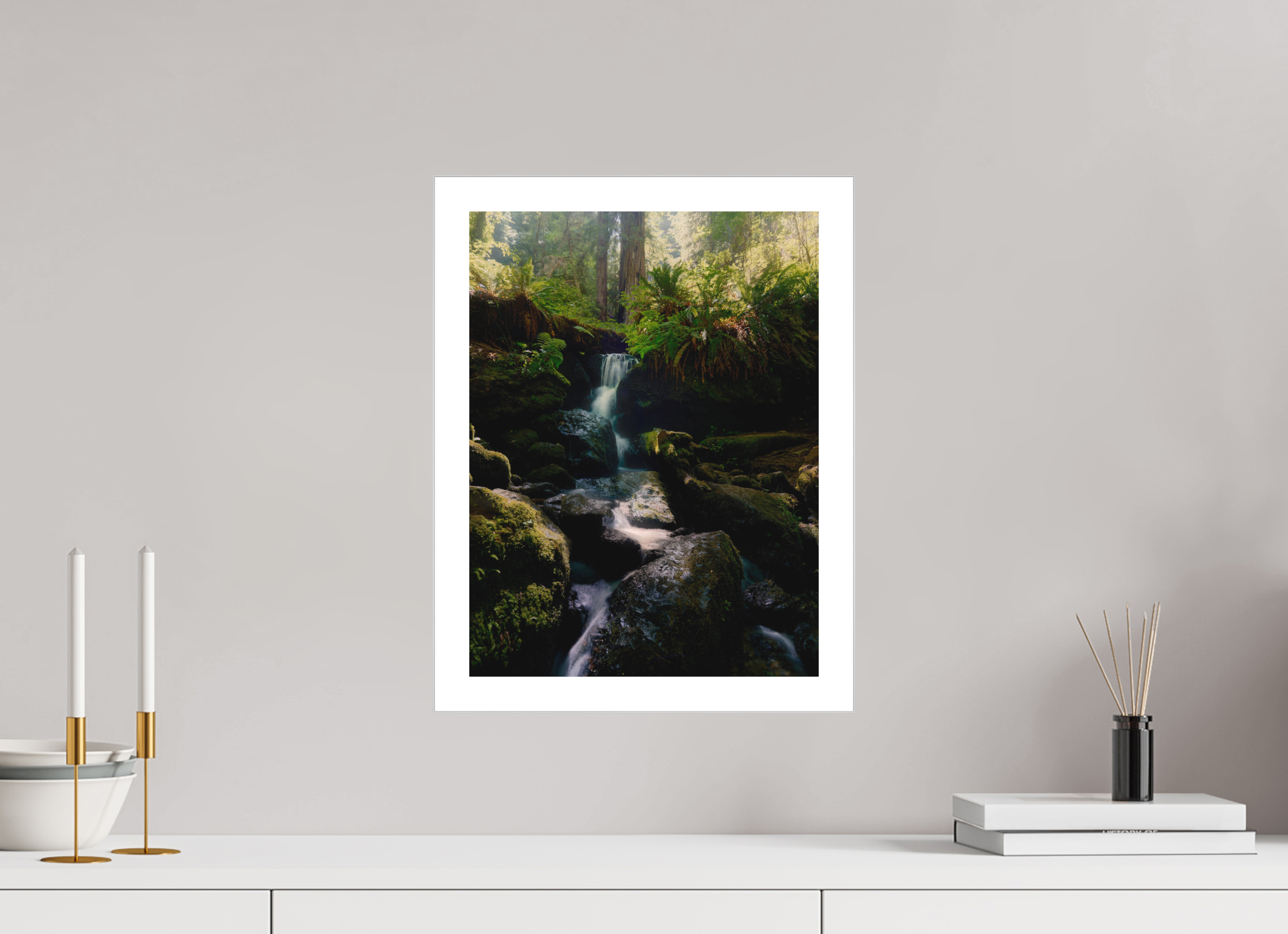 12 x 16″, Fine Art Bonded Acrylic Trillium Falls