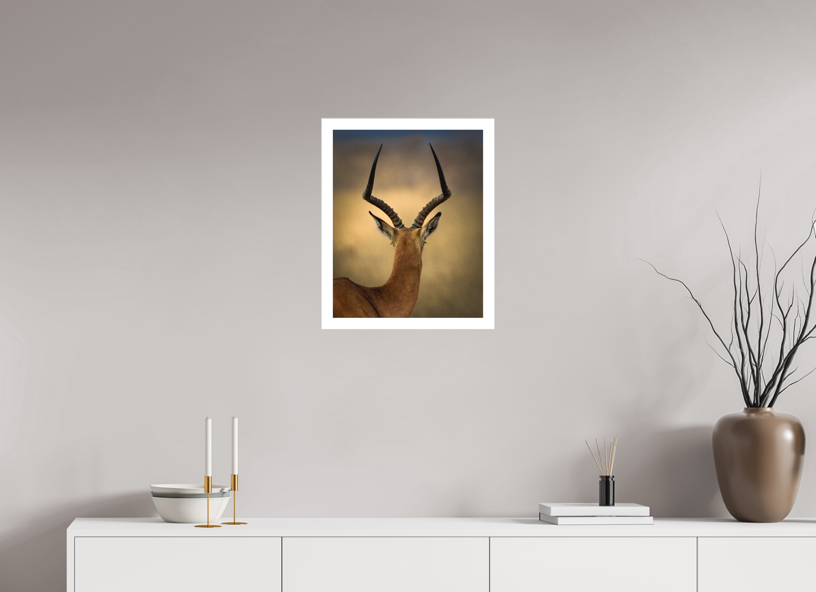 16 x 20″, Fine Art Bonded Acrylic Impala DK