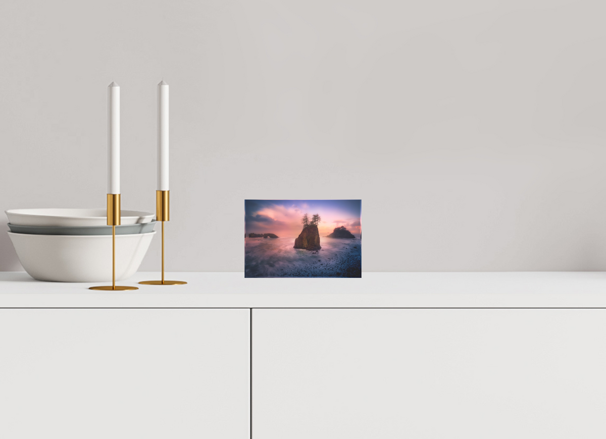 6 x 4″, Acrylic Block Gift Set The Oregon Coast: Secret Beach