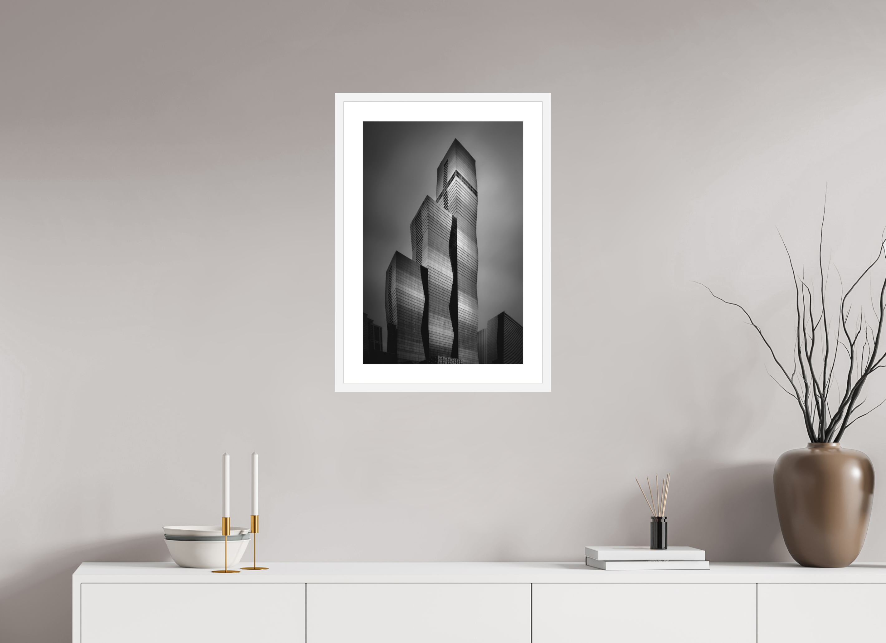 16 x 24″, Passe-Partout White Frame Wanda Vision II: Heroic