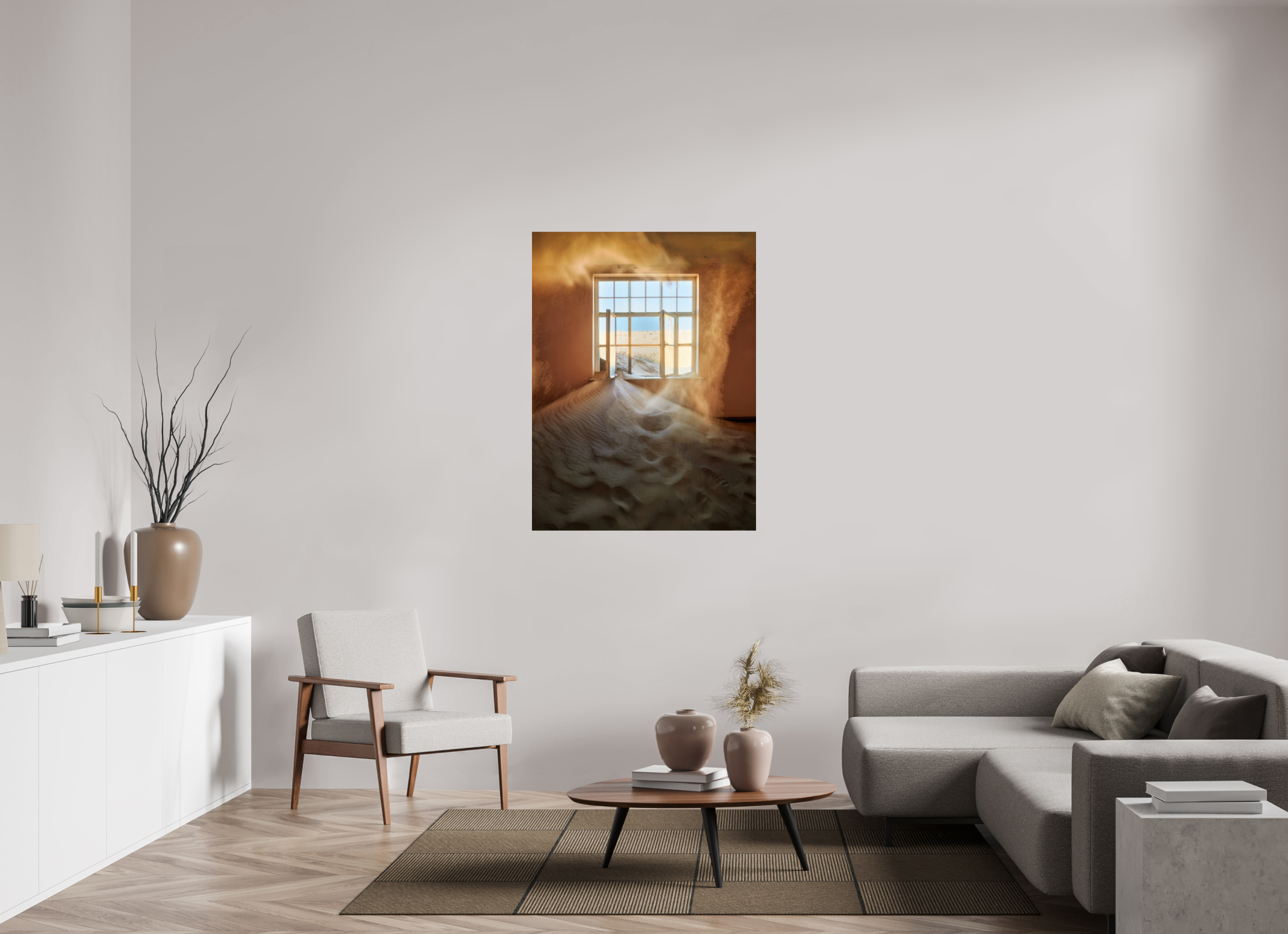 36 x 48″, Giclée Alu-Dibond Window in Time
