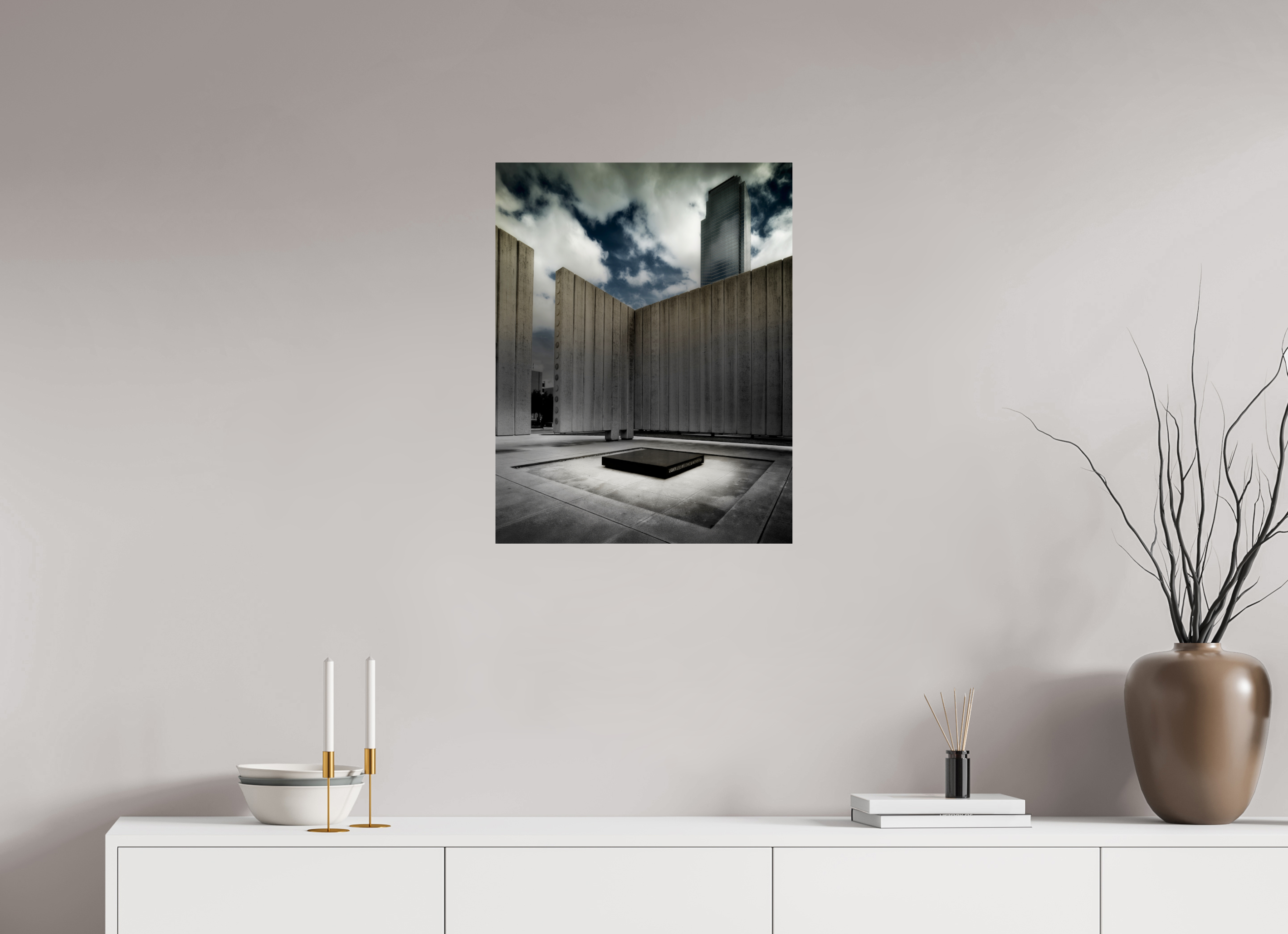 20 x 25.7″, Giclée Alu-Dibond 11.22.1963 — The JFK Memorial, Dallas