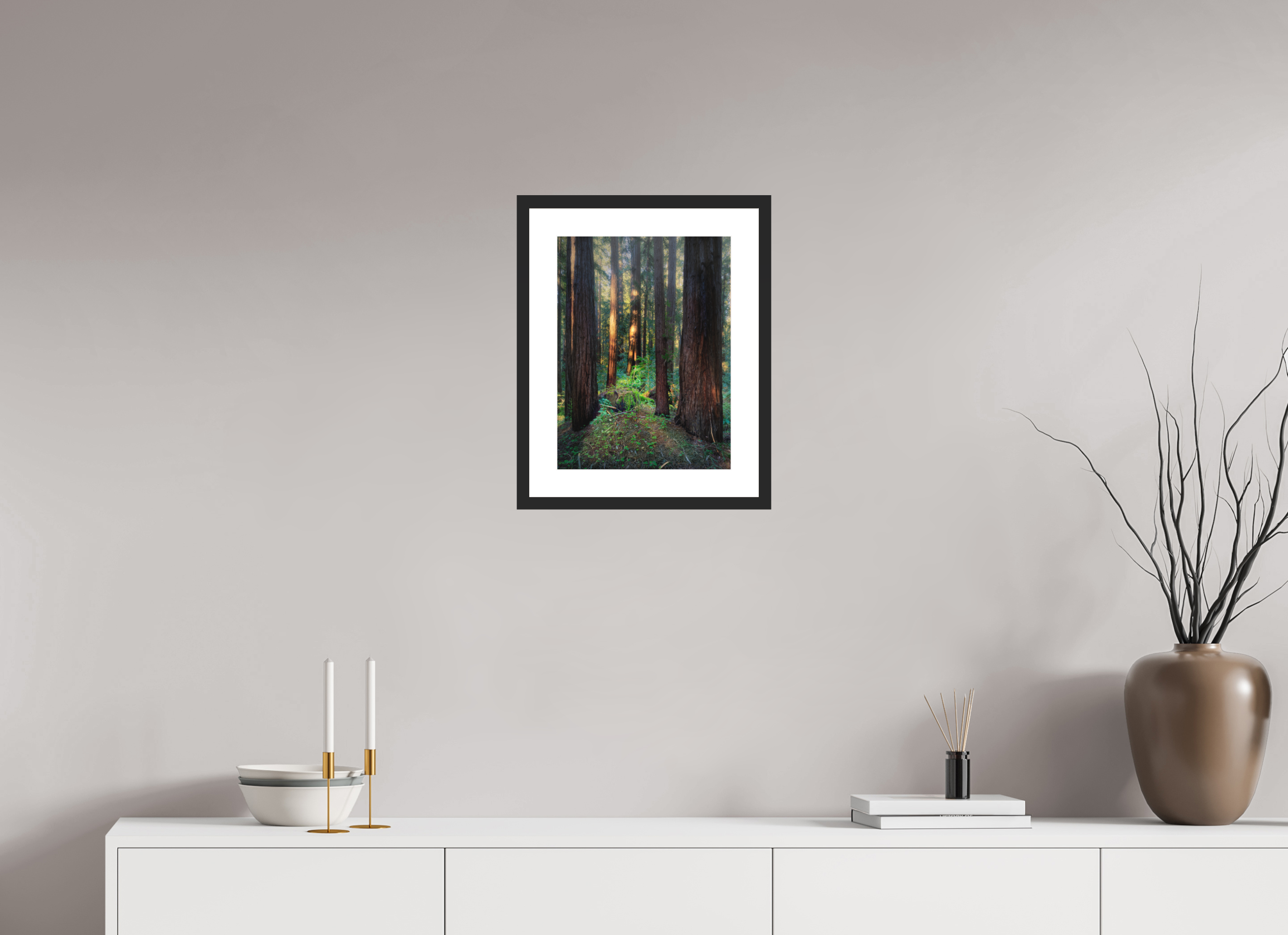 12 x 16″, Passe-Partout Black Frame Armstrong Woods III: The Ring Cycle