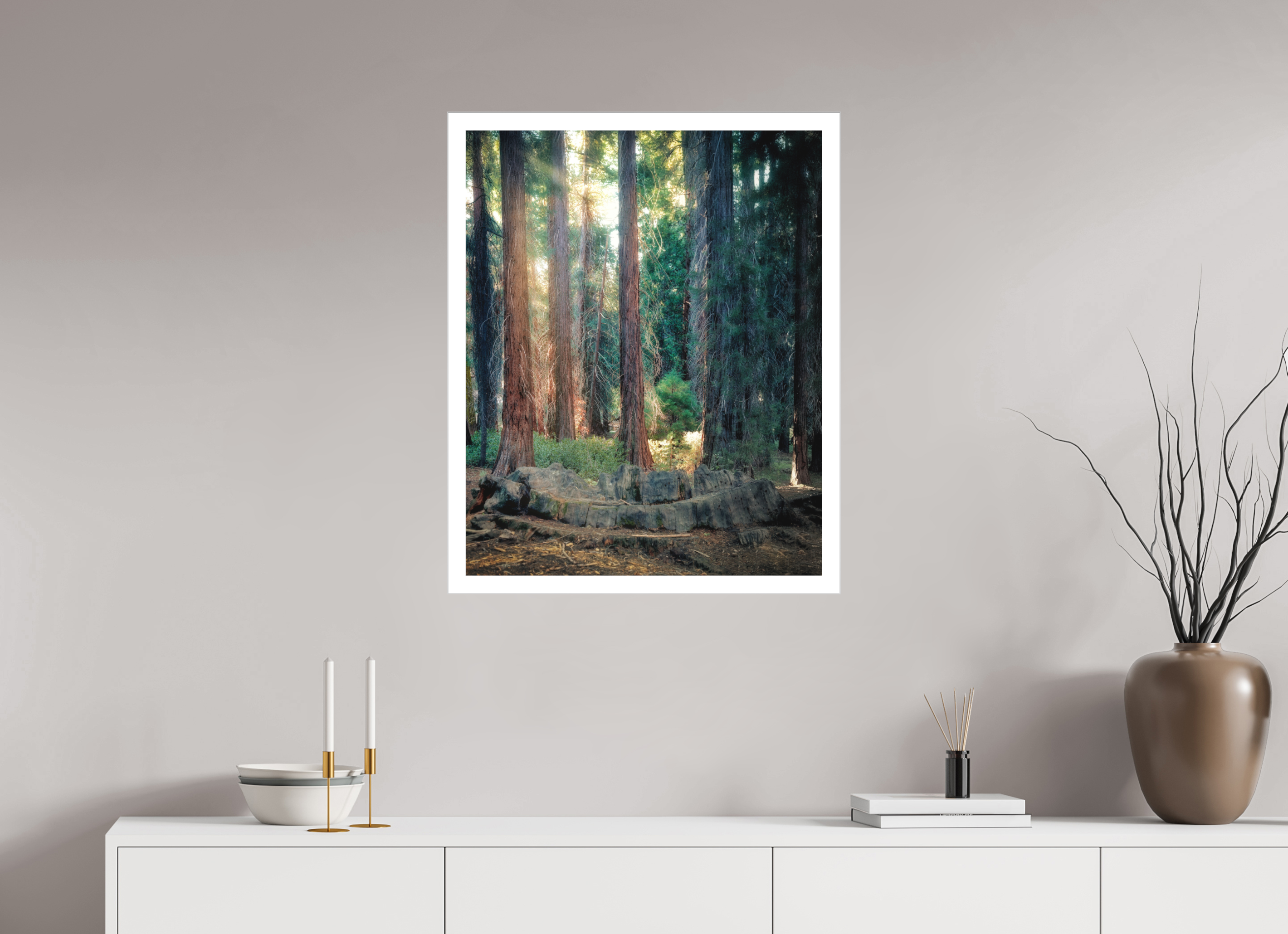 24 x 30″, Fine Art Bonded Acrylic Never Again: The Centennial Stump